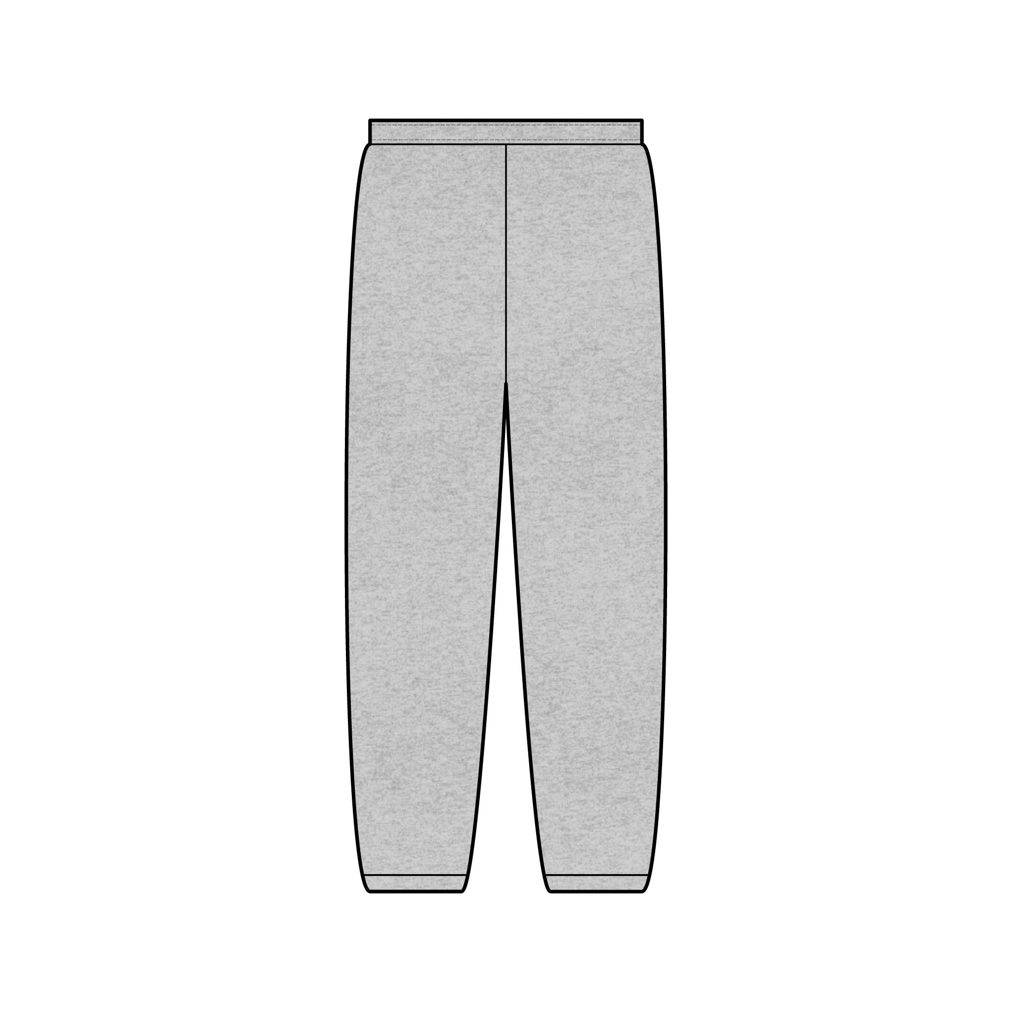 Minimalist Circle Logo Sweatpants — Casual Retro Graphic Joggers