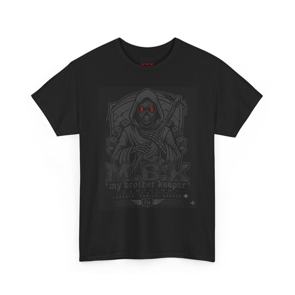 Grim Reaper 'My Brother Reaper' Graphic Tee — Dark Gothic Skull T-Shirt