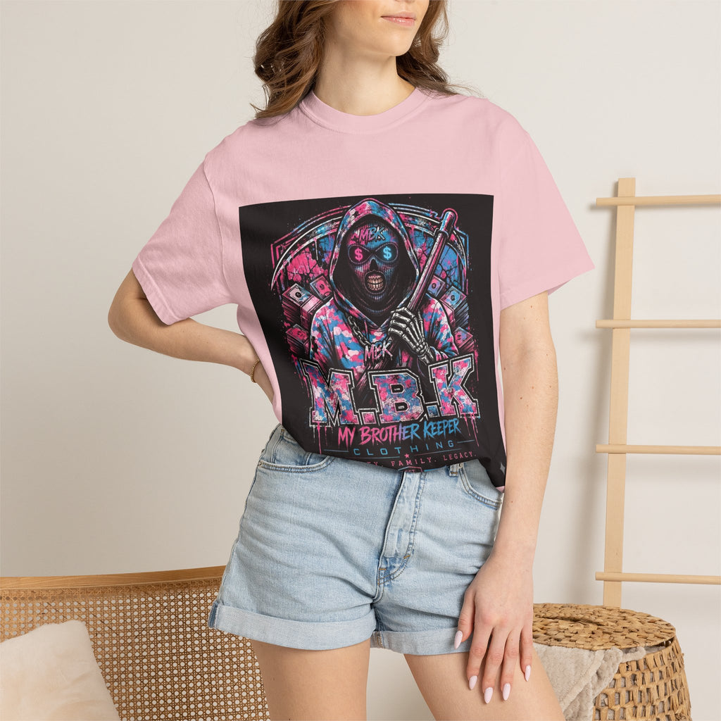 T-Shirt — MBK "My Brother Keeper" cotton candy grim Reaper tee
