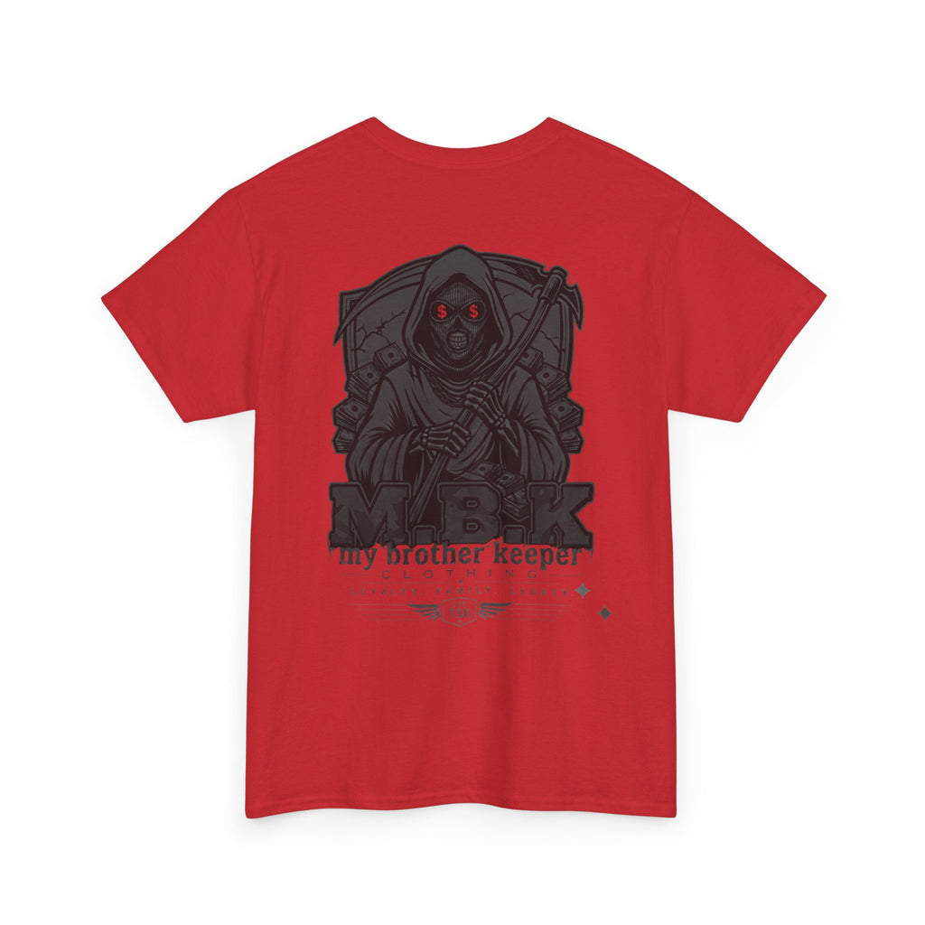 My Brother Keeper Grim Reaper T‑Shirt — Gothic Horror Tee