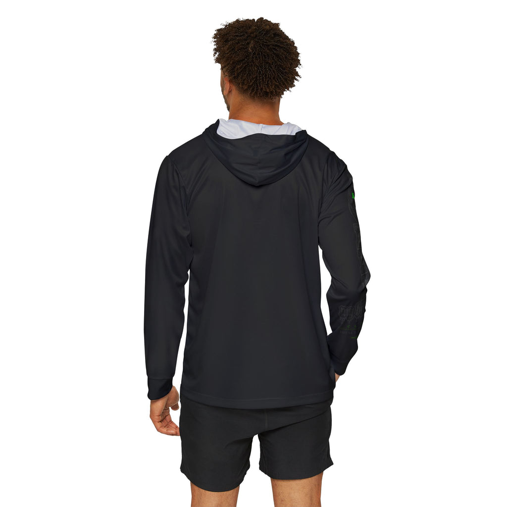 Men's Black Sports Hoodie — 'My Brother Keeper' Graphic Warmup Pullover