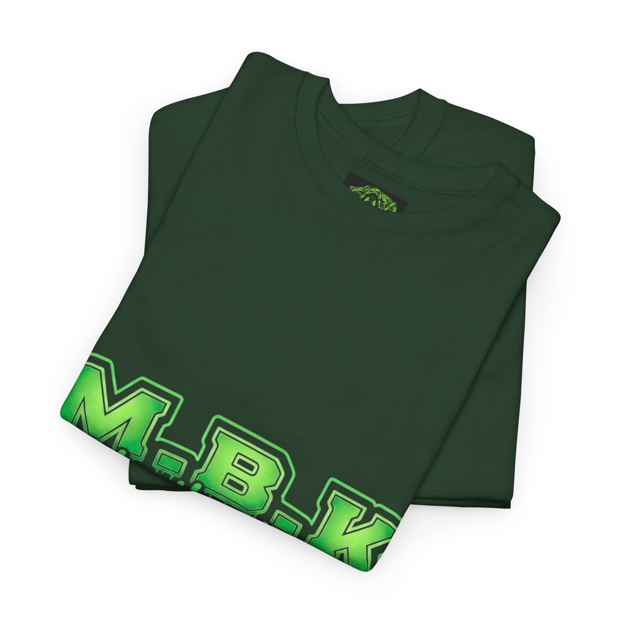 MBK "My Brother Keeper" Cotton Tee – Green Varsity Graphic