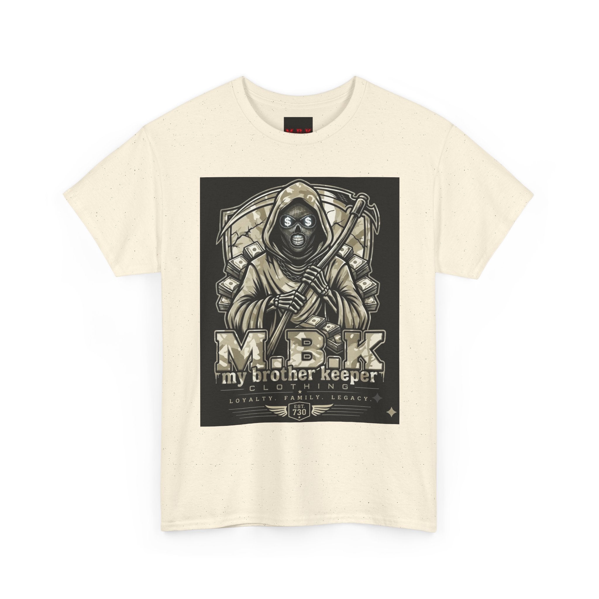 MBK "My Brother Keeper" Graphic Tee — Grim Reaper Streetwear T-Shirt