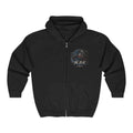 MBK American Flag Motorcycle Zip Hoodie — Vintage Biker Full-Zip Sweatshirt