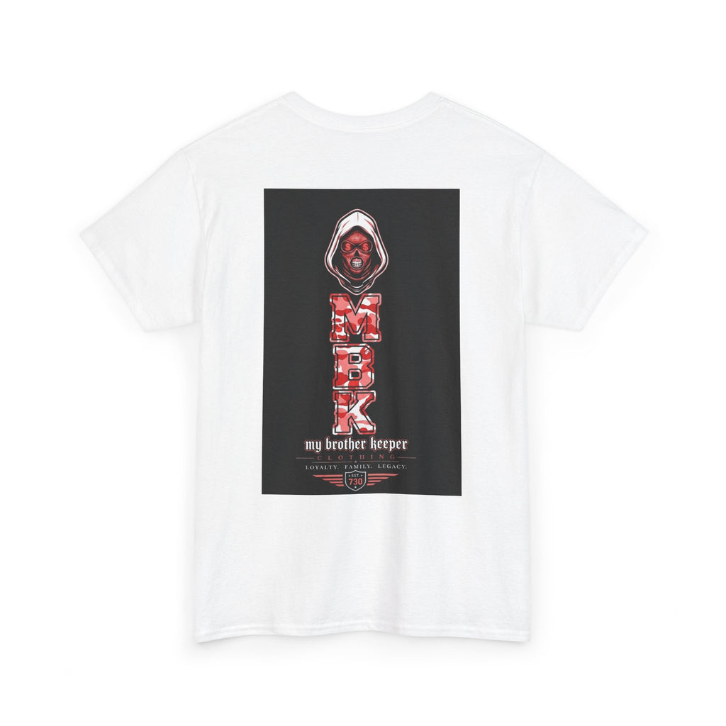 Brother Keeper Tee — Red Grim Reaper Graphic T-Shirt