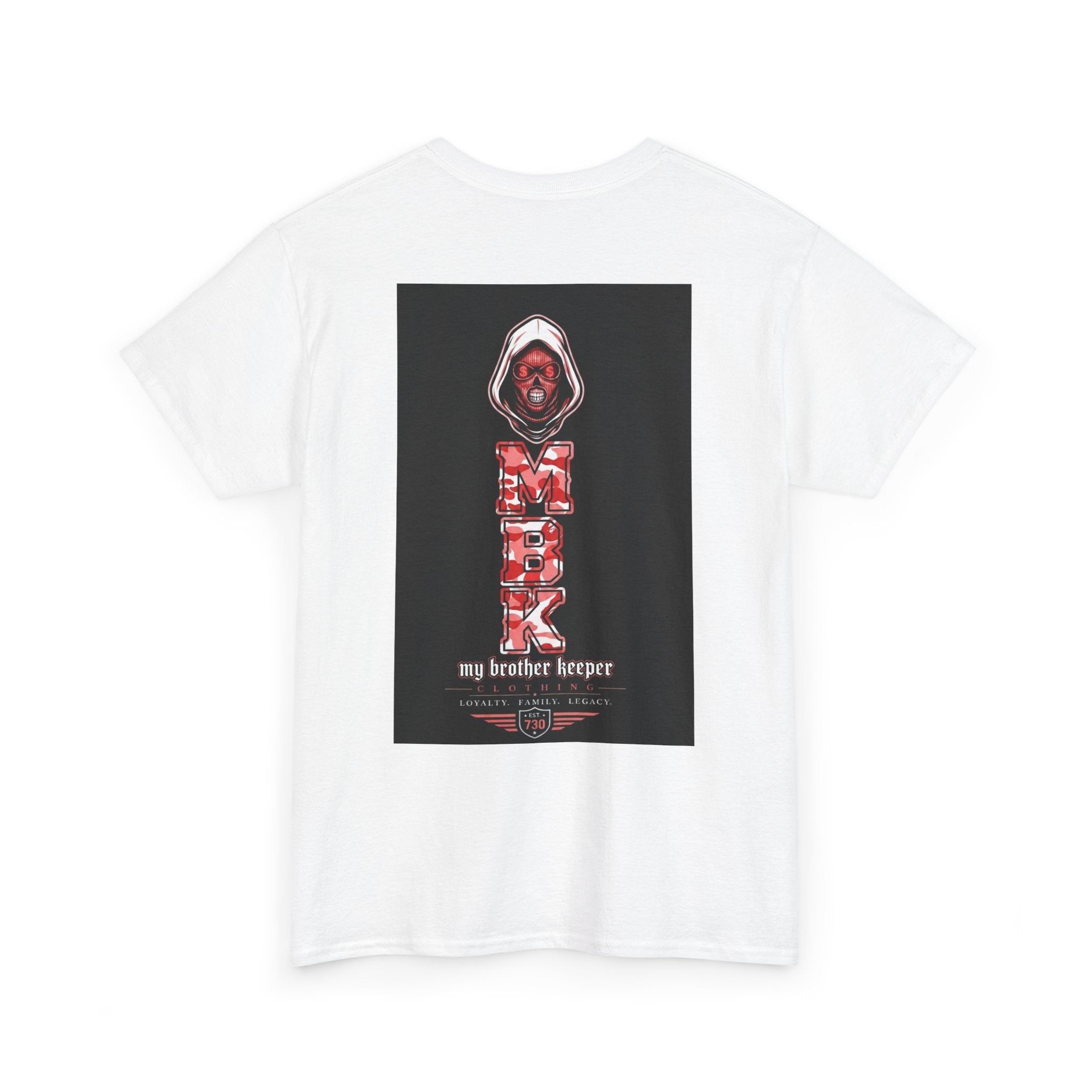 Brother Keeper Tee — Red Grim Reaper Graphic T-Shirt