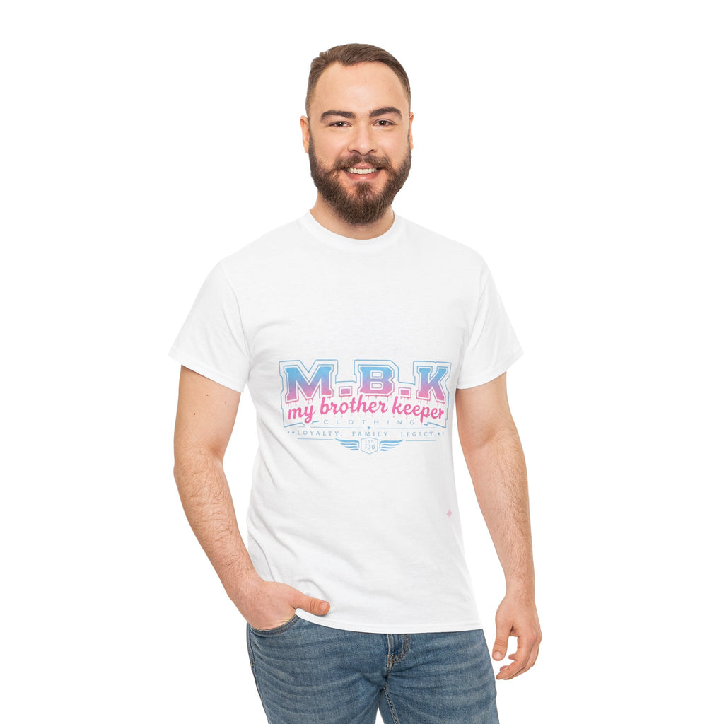 MBK "My Brother Keeper" Tee - Pastel Retro Graphic T-Shirt