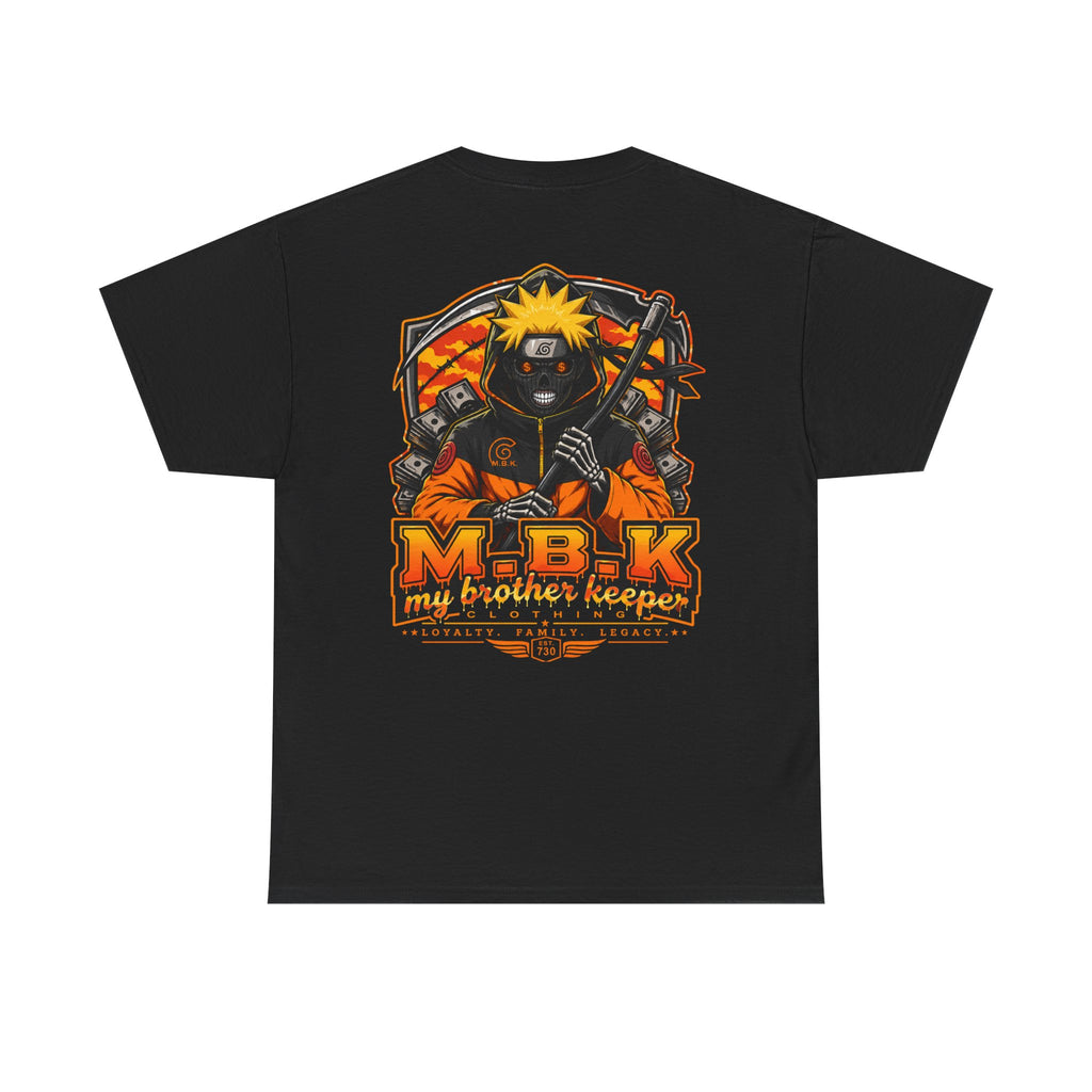 Naruto-Inspired Graphic Tee — "M.B.K My Brother Keeper" Anime Streetwear Shirt