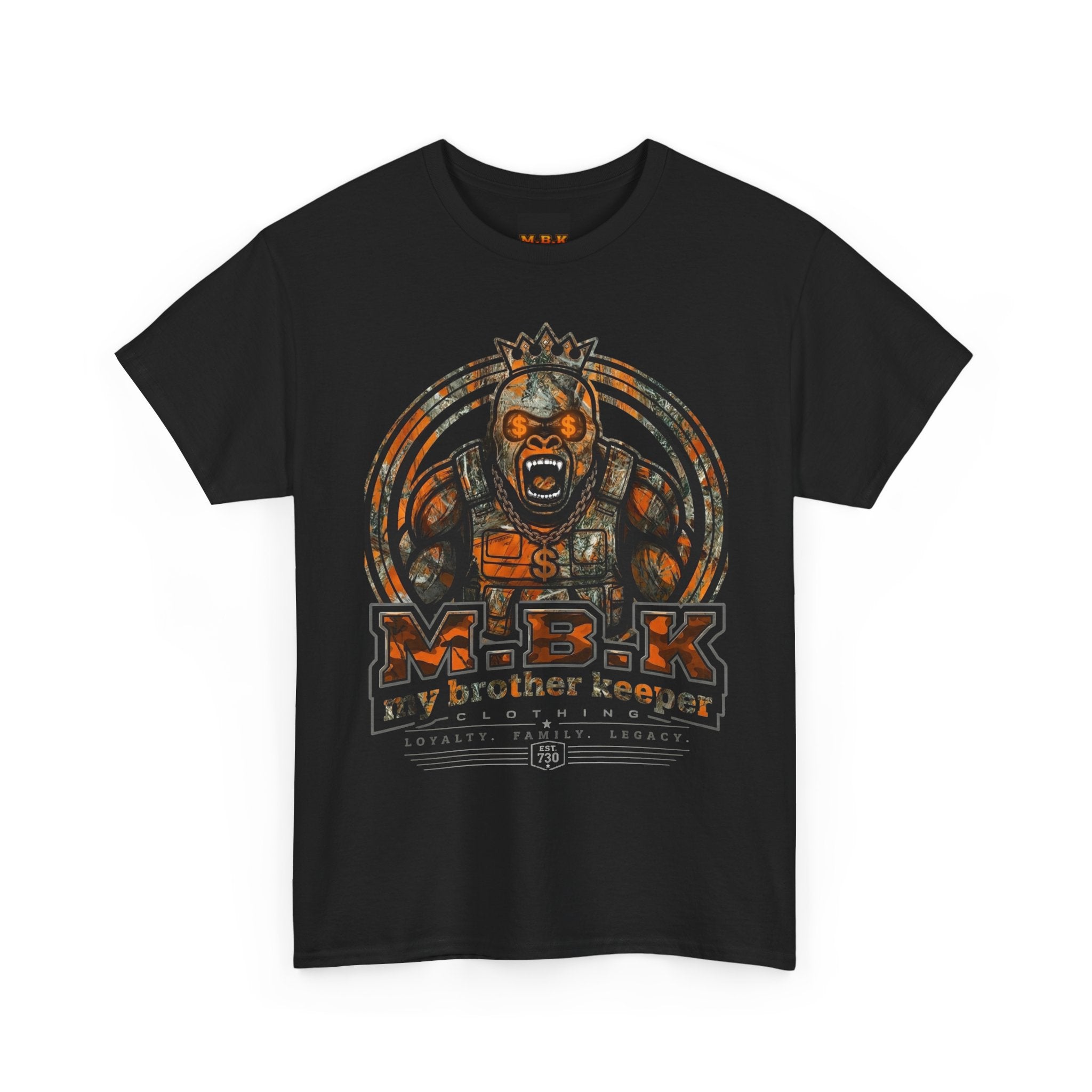 MBK “My Brother Keeper” Graphic Tee — Urban Streetwear Tribal King Design
