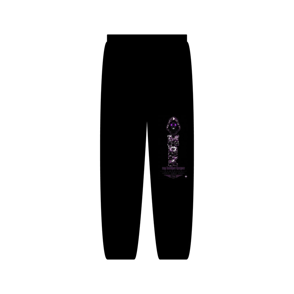 Mystic Tarot Sweatpants — Purple Occult Card Graphic Joggers