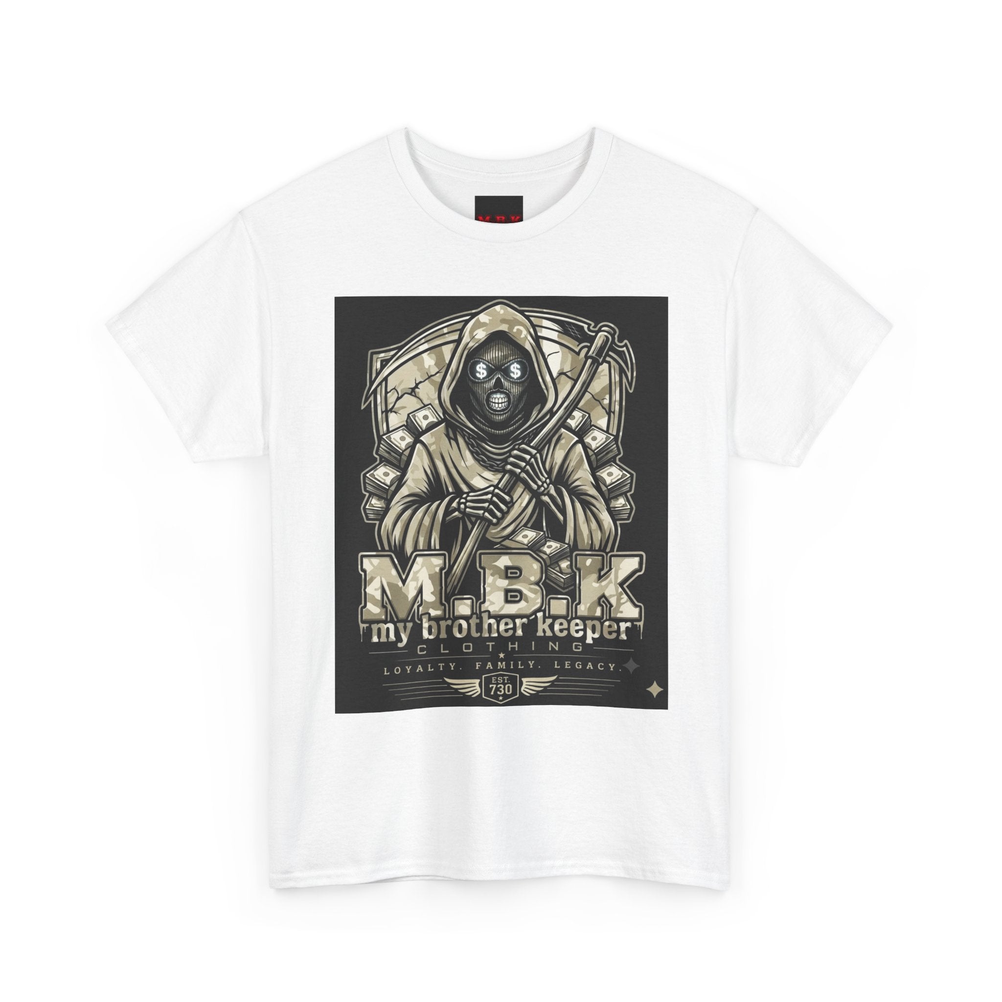 MBK "My Brother Keeper" Graphic Tee — Grim Reaper Streetwear T-Shirt