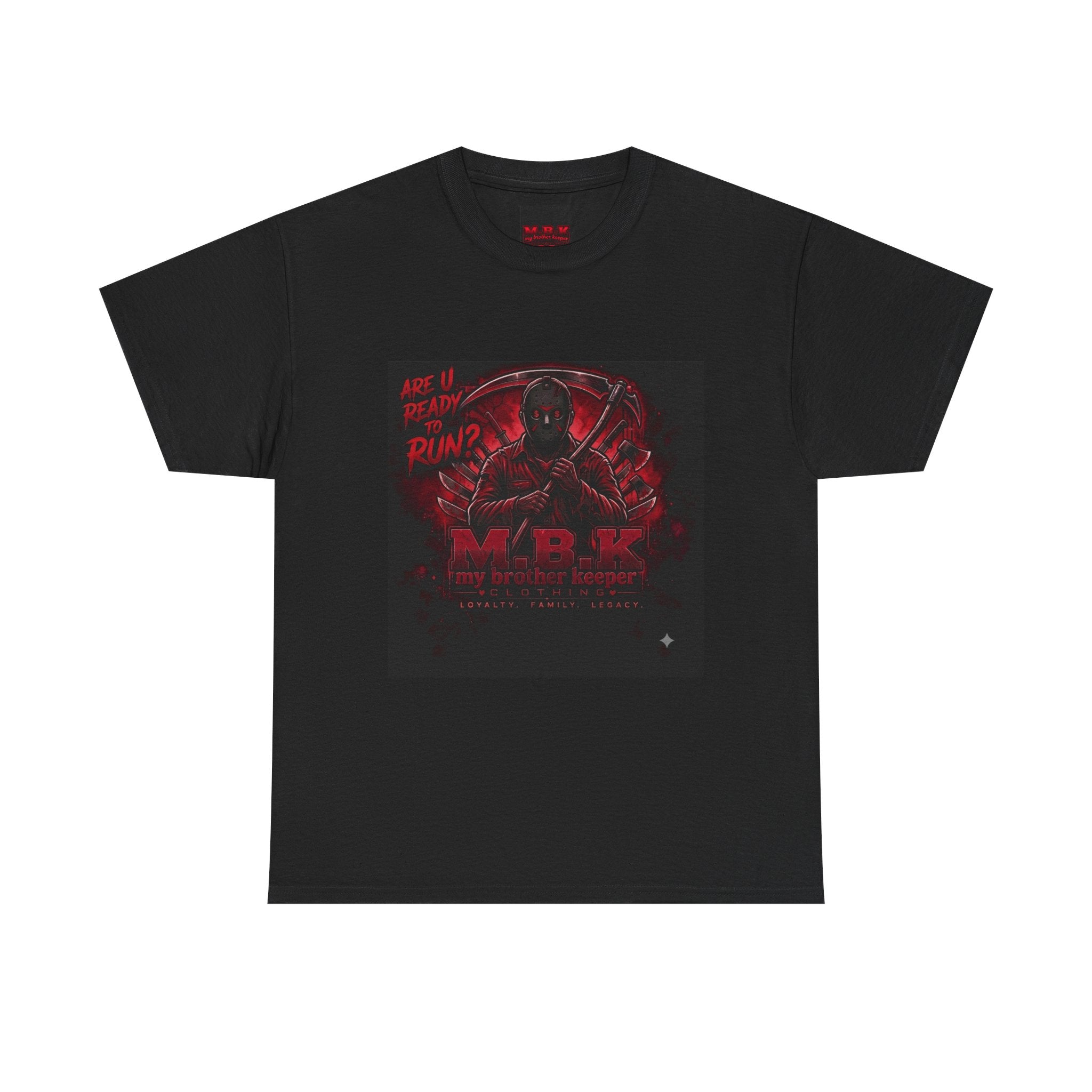 Deadpool Red Noir Graphic Tee — 'Are U Ready 2 Run?' Crewneck Shirt