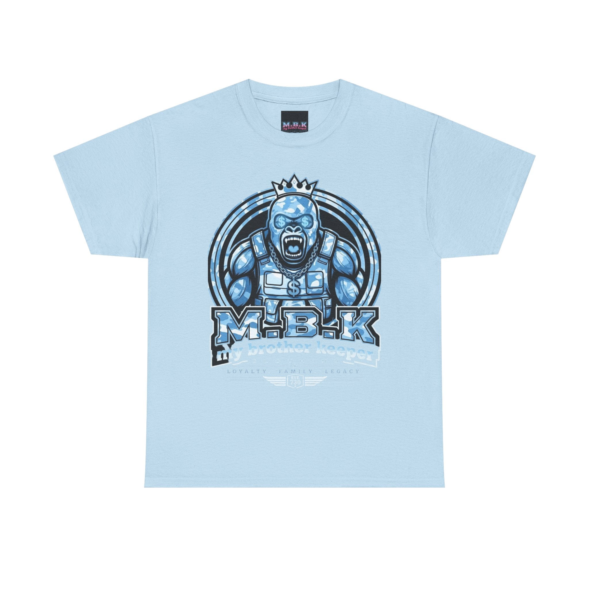 MBK King Gorilla Graphic Tee — Streetwear Gamer Logo T-Shirt