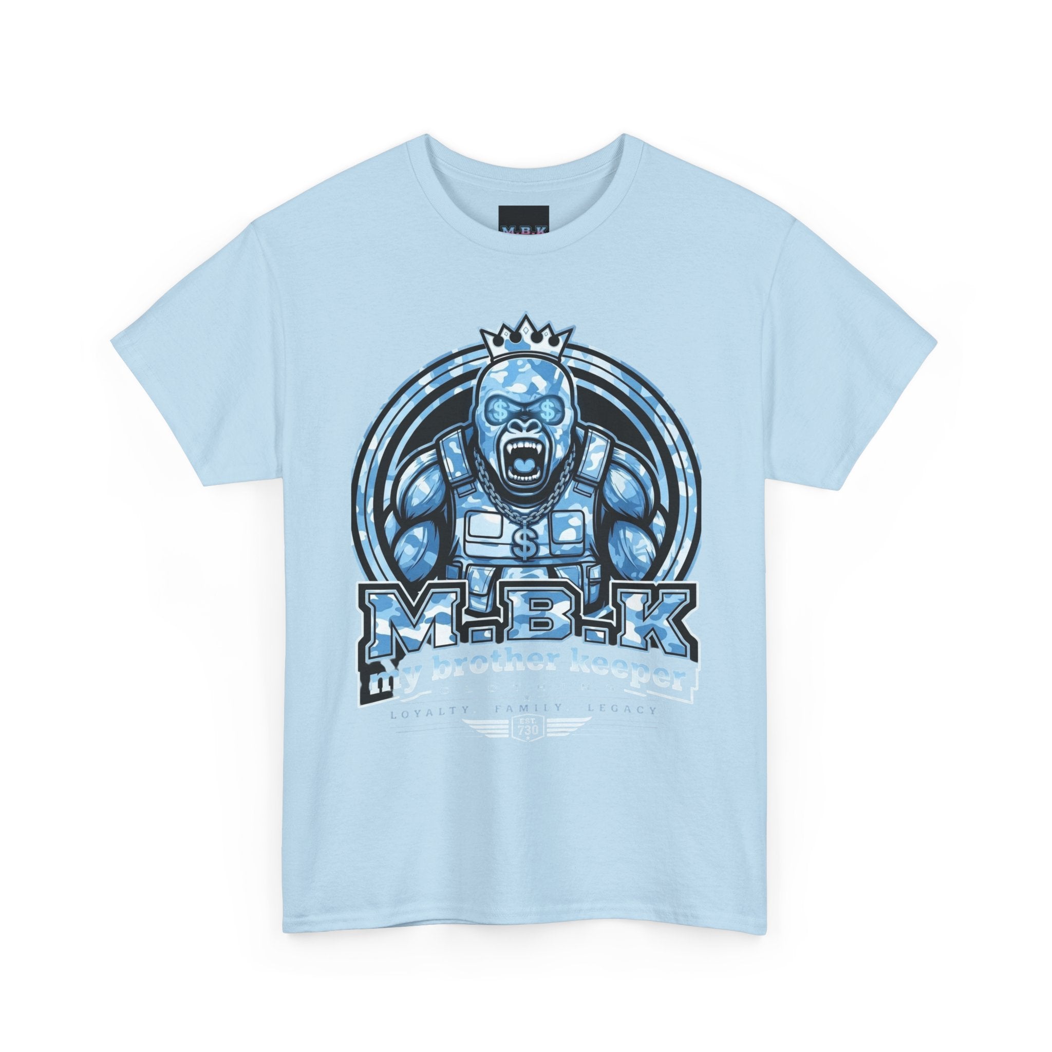 MBK King Gorilla Graphic Tee — Streetwear Gamer Logo T-Shirt