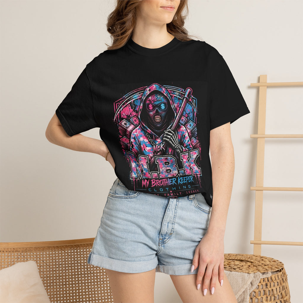T-Shirt — MBK "My Brother Keeper" cotton candy grim Reaper tee