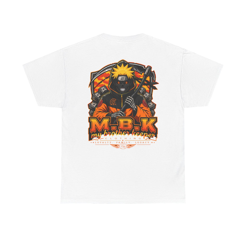 Naruto-Inspired Graphic Tee — "M.B.K My Brother Keeper" Anime Streetwear Shirt