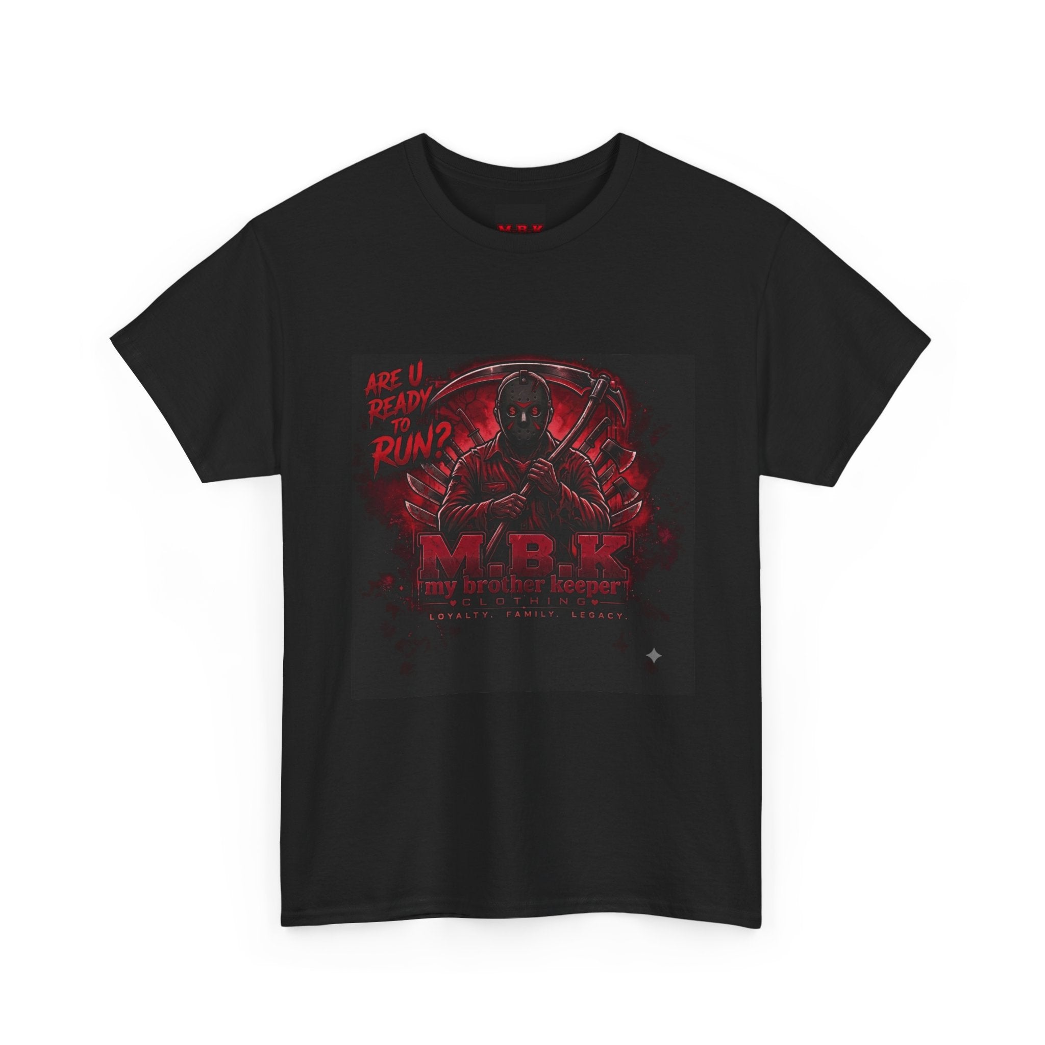 Deadpool Red Noir Graphic Tee — 'Are U Ready 2 Run?' Crewneck Shirt