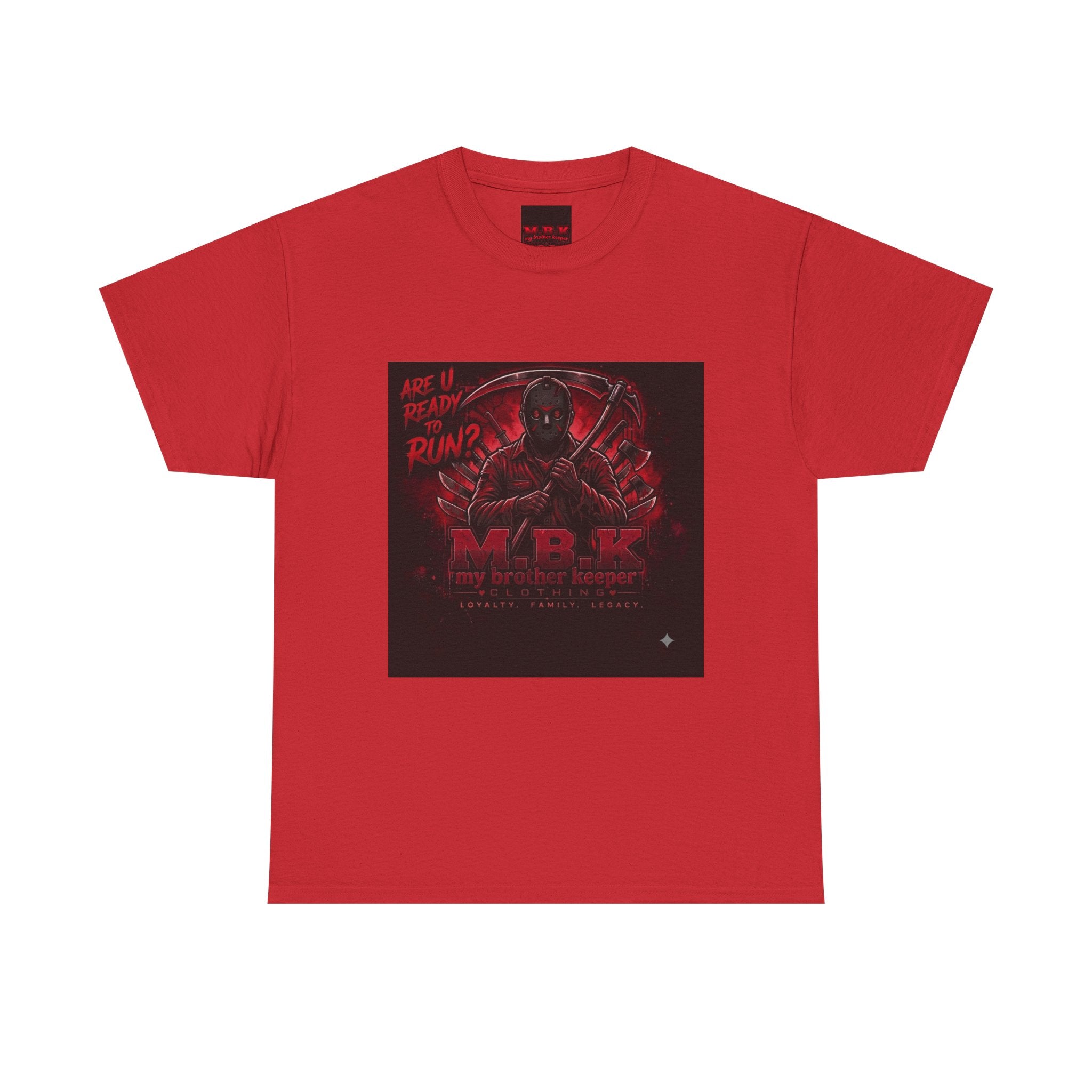 Deadpool Red Noir Graphic Tee — 'Are U Ready 2 Run?' Crewneck Shirt