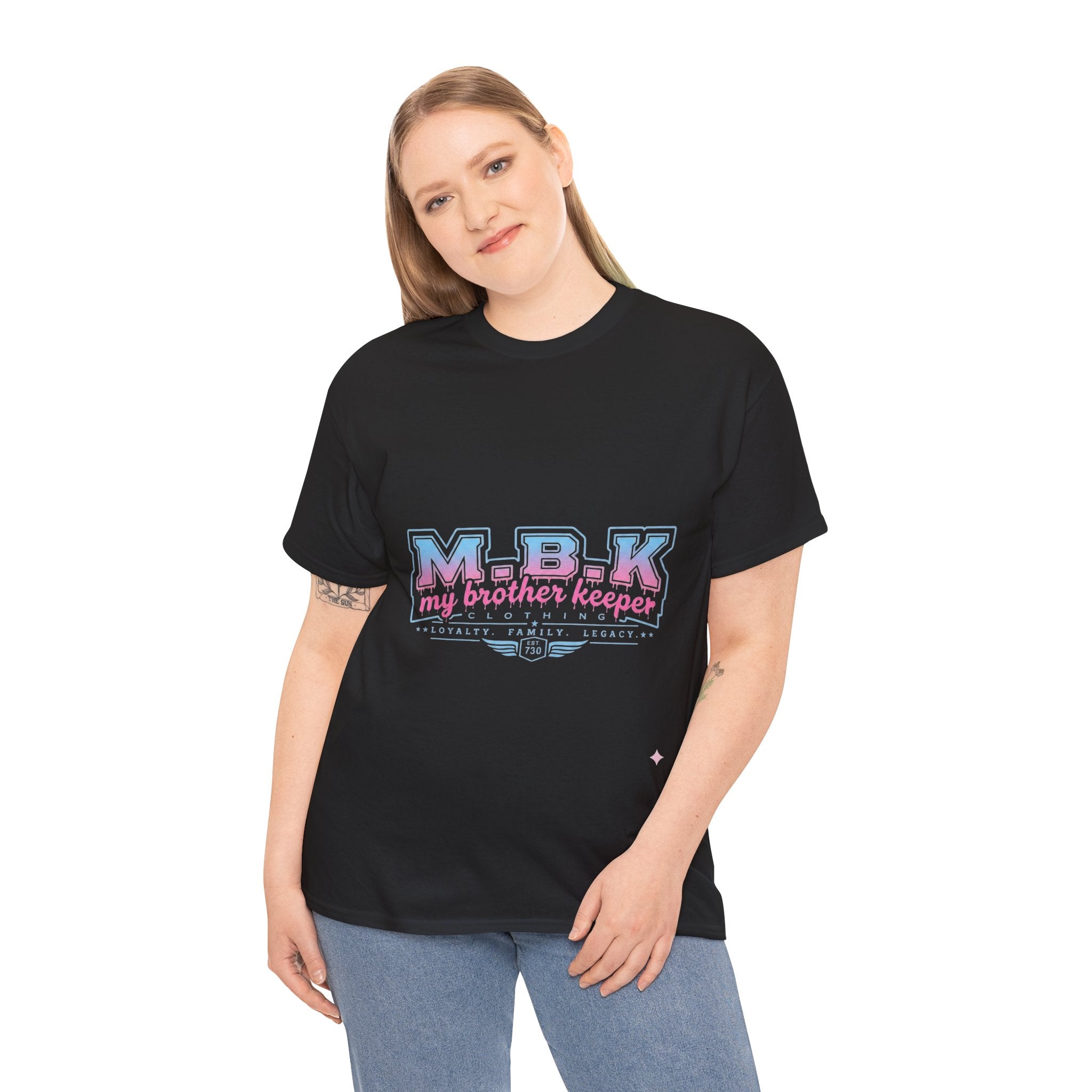 MBK "My Brother Keeper" Tee - Pastel Retro Graphic T-Shirt