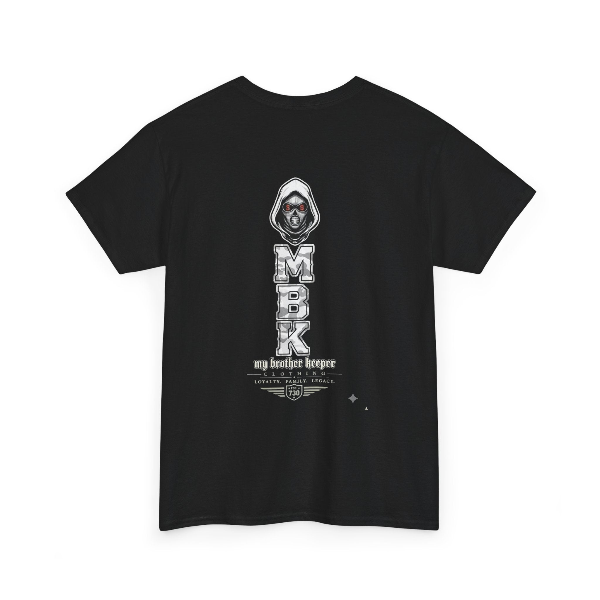 Grim Reaper Graphic Tee — "M.B.K" Streetwear Skull T-Shirt