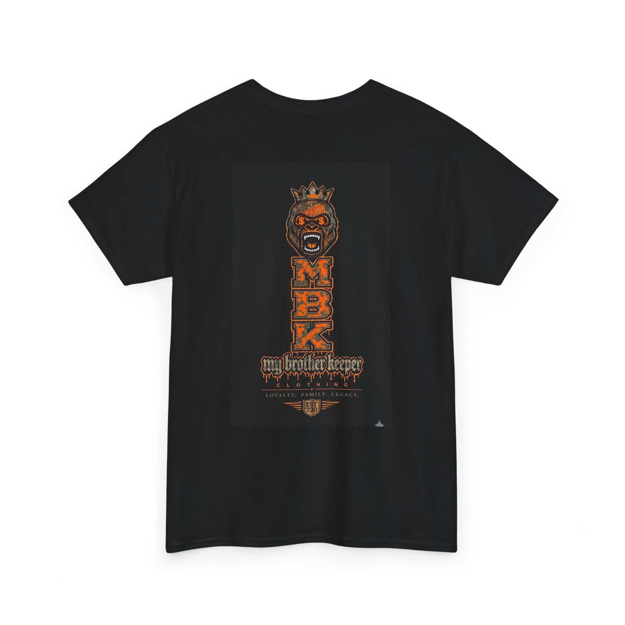 King Monkey Tee — "MBK My Brother Keeper" Graphic T-Shirt