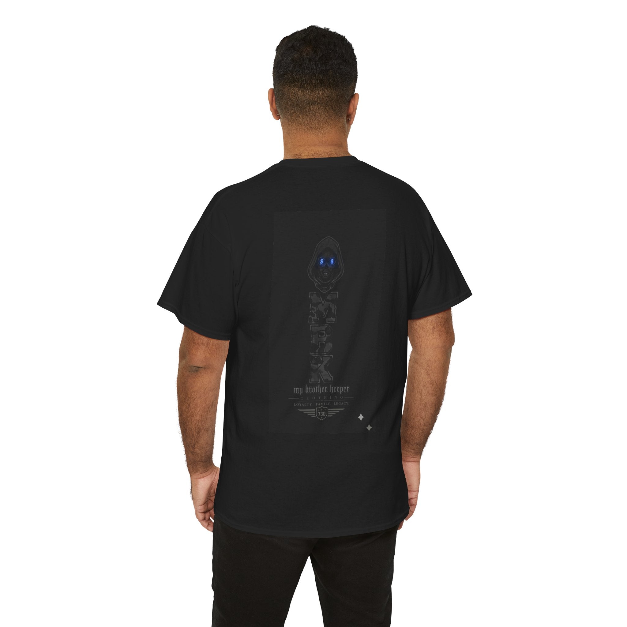 Grim Reaper "My Brother Keeper" Graphic Tee — Gothic Dark Aesthetic T-Shirt