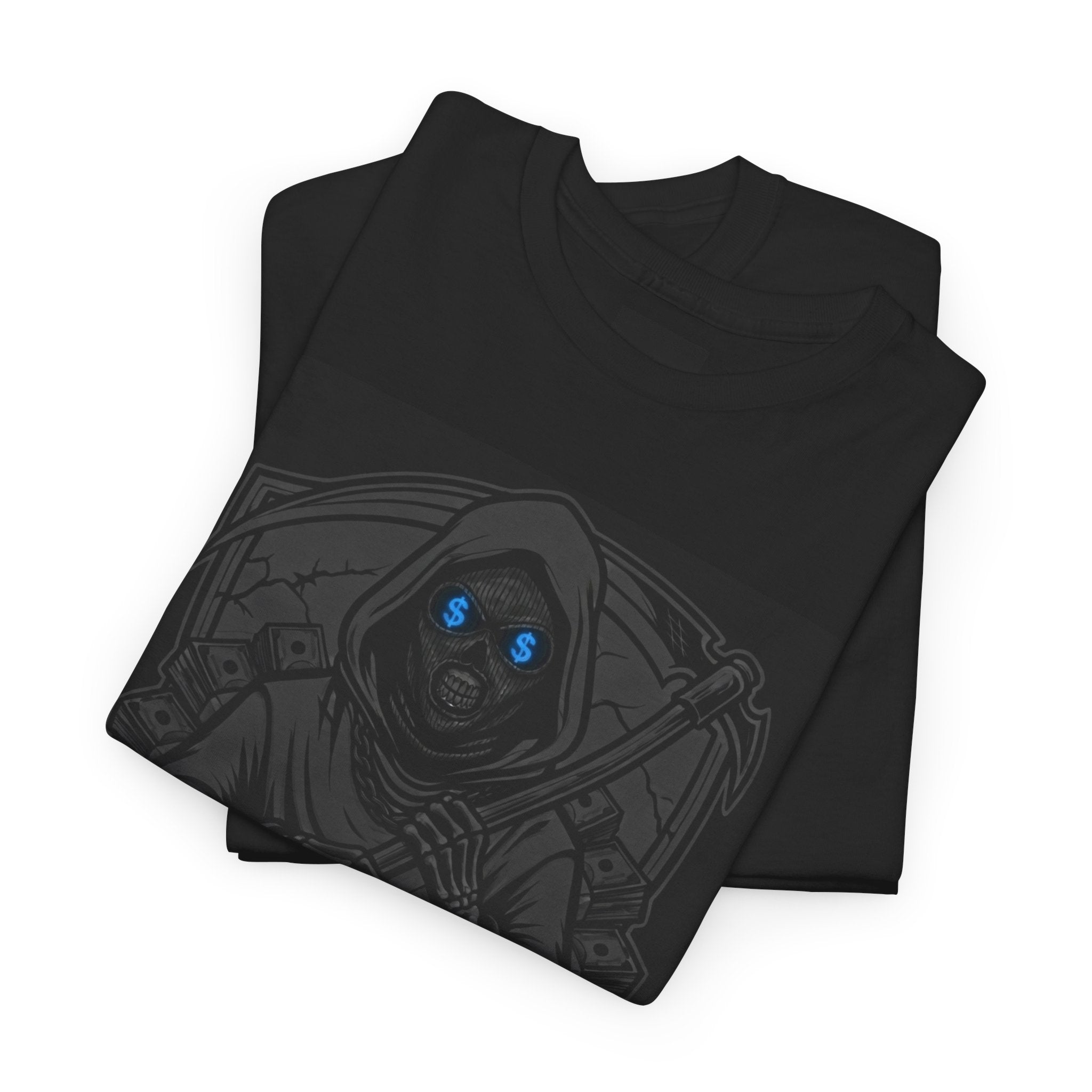 Grim Reaper "My Brother Keeper" Graphic Tee — Gothic Dark Aesthetic T-Shirt