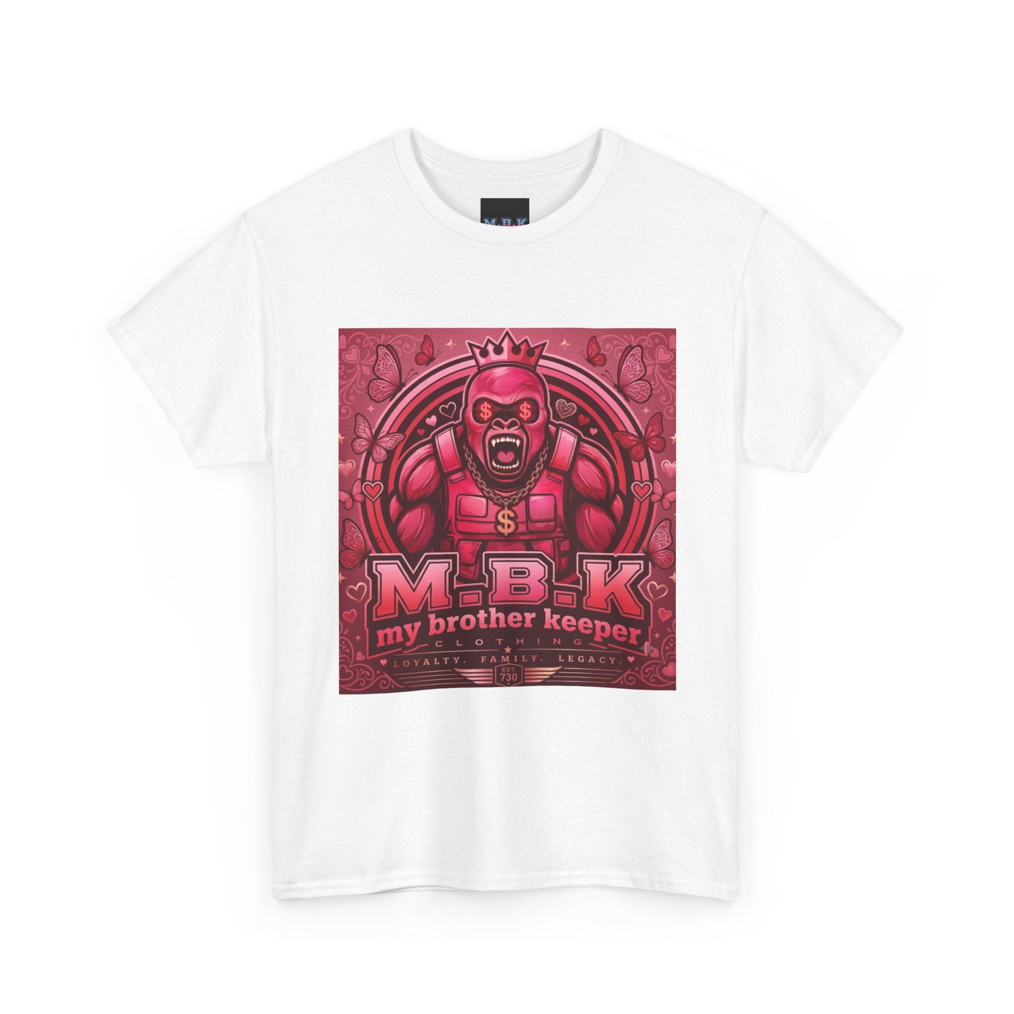 T-Shirt — MBK “My Brother Keeper” Graphic Tee (Bold Red King Design)