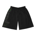 Black Graphic Basketball Shorts – Subtle Side Logo, Athletic Streetwear