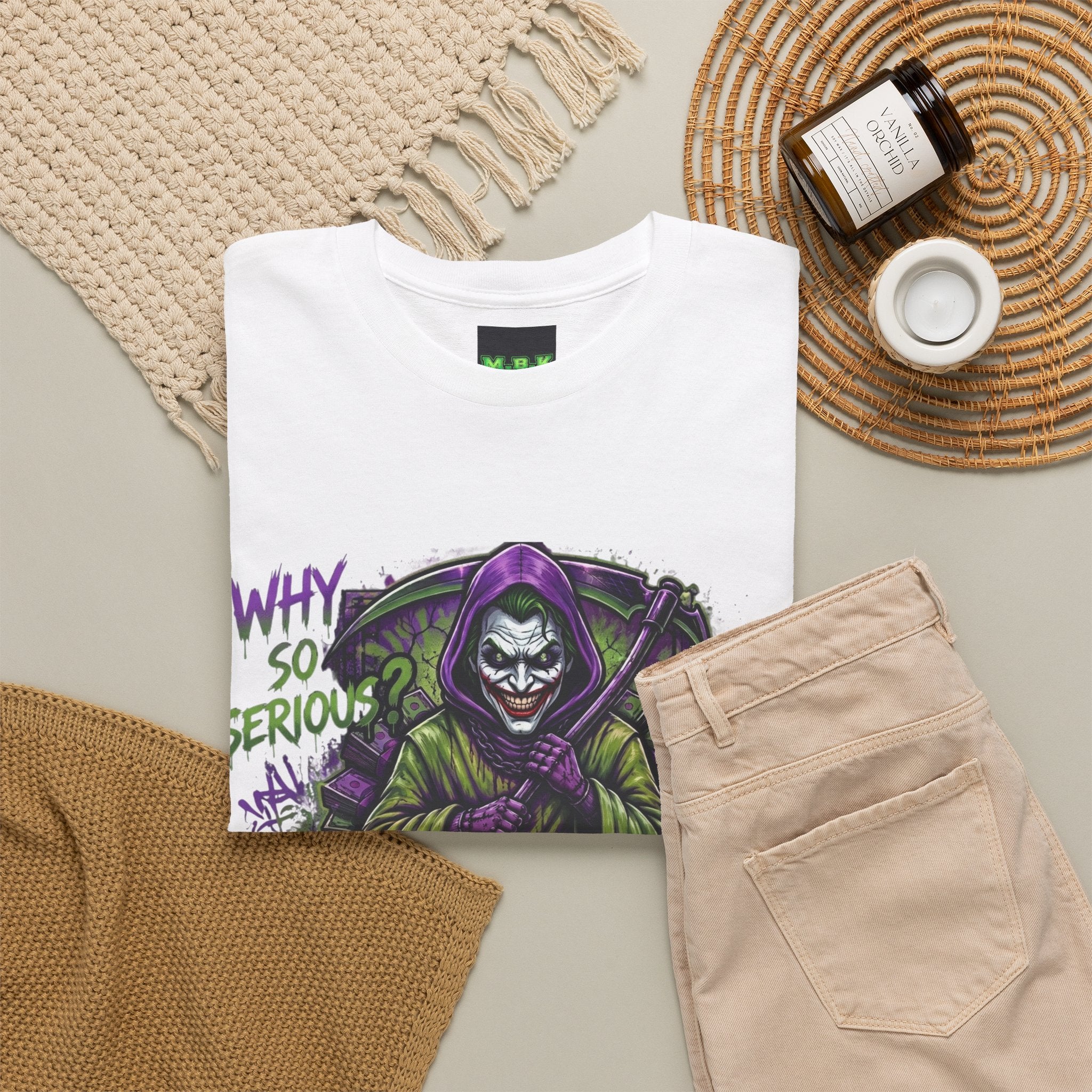 Grim Reaper 'Why So Serious?' MBK Graphic Tee