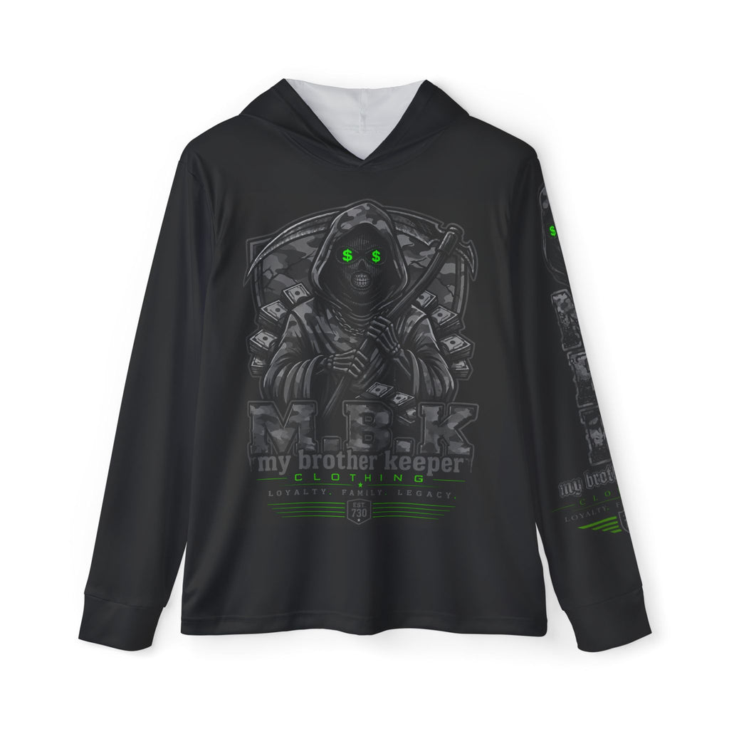 Men's 'My Brother Keeper' Tactical Hoodie — Black Graphic Warmup Pullover