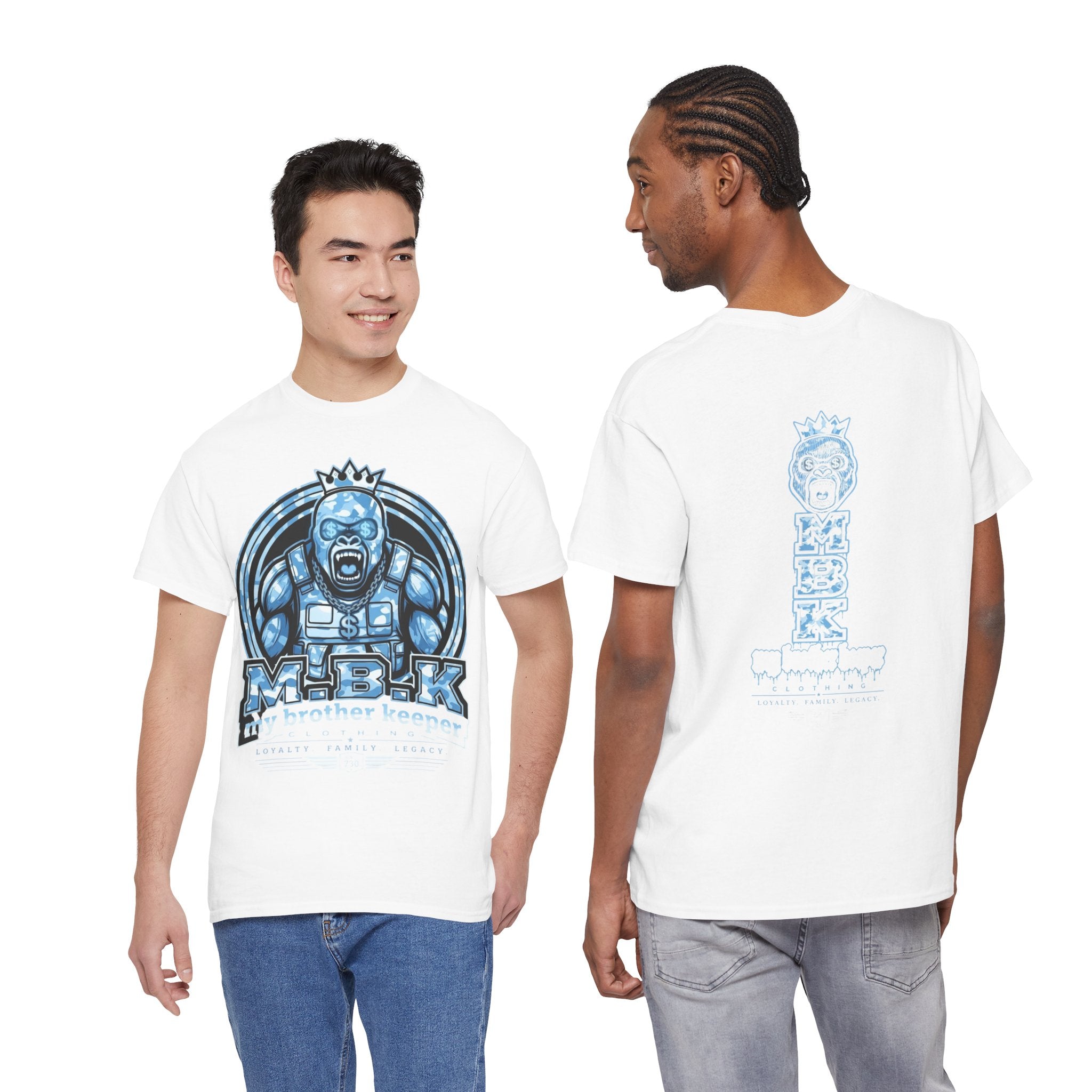 MBK King Gorilla Graphic Tee — Streetwear Gamer Logo T-Shirt