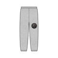 Minimalist Circle Logo Sweatpants — Casual Retro Graphic Joggers