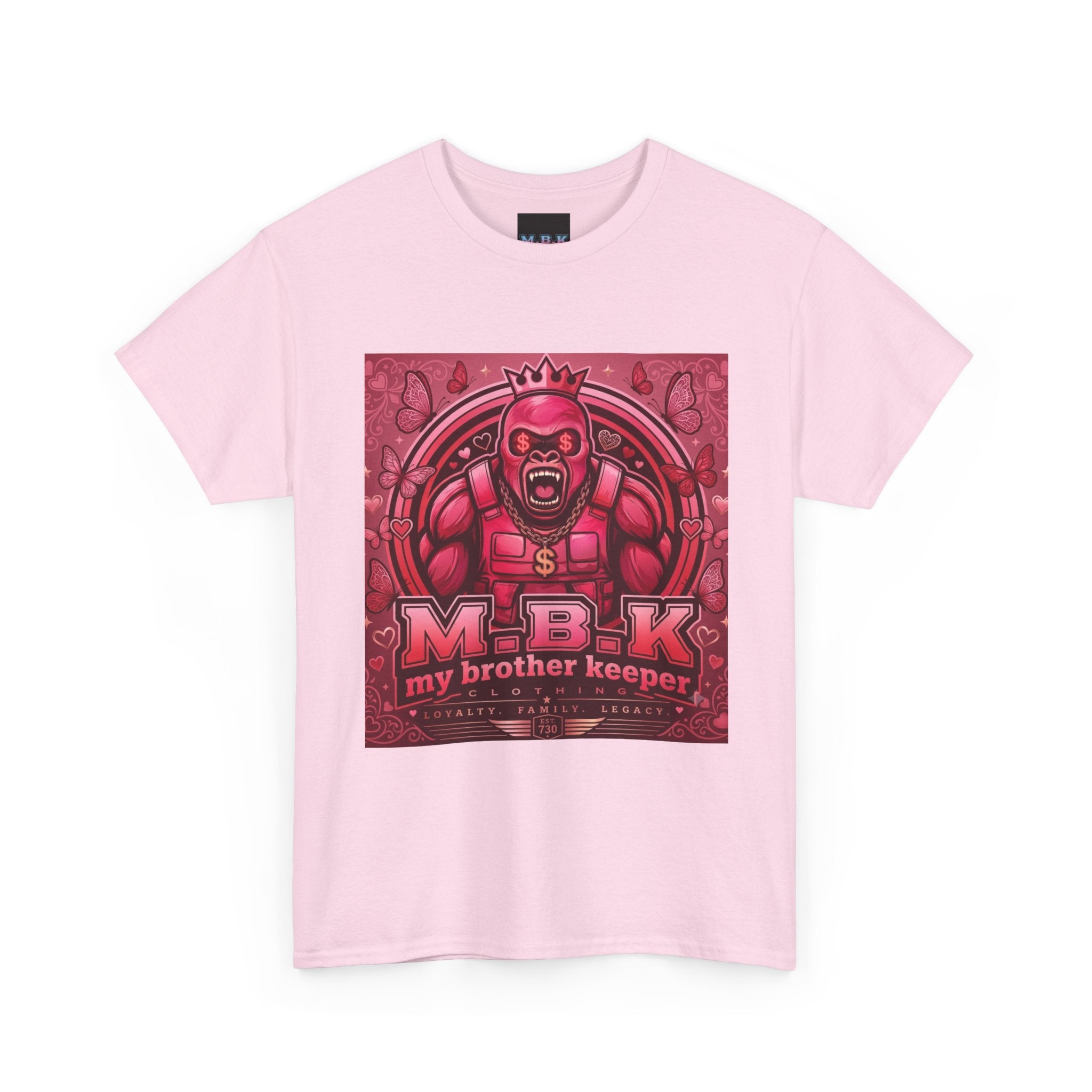 T-Shirt — MBK “My Brother Keeper” Graphic Tee (Bold Red King Design)