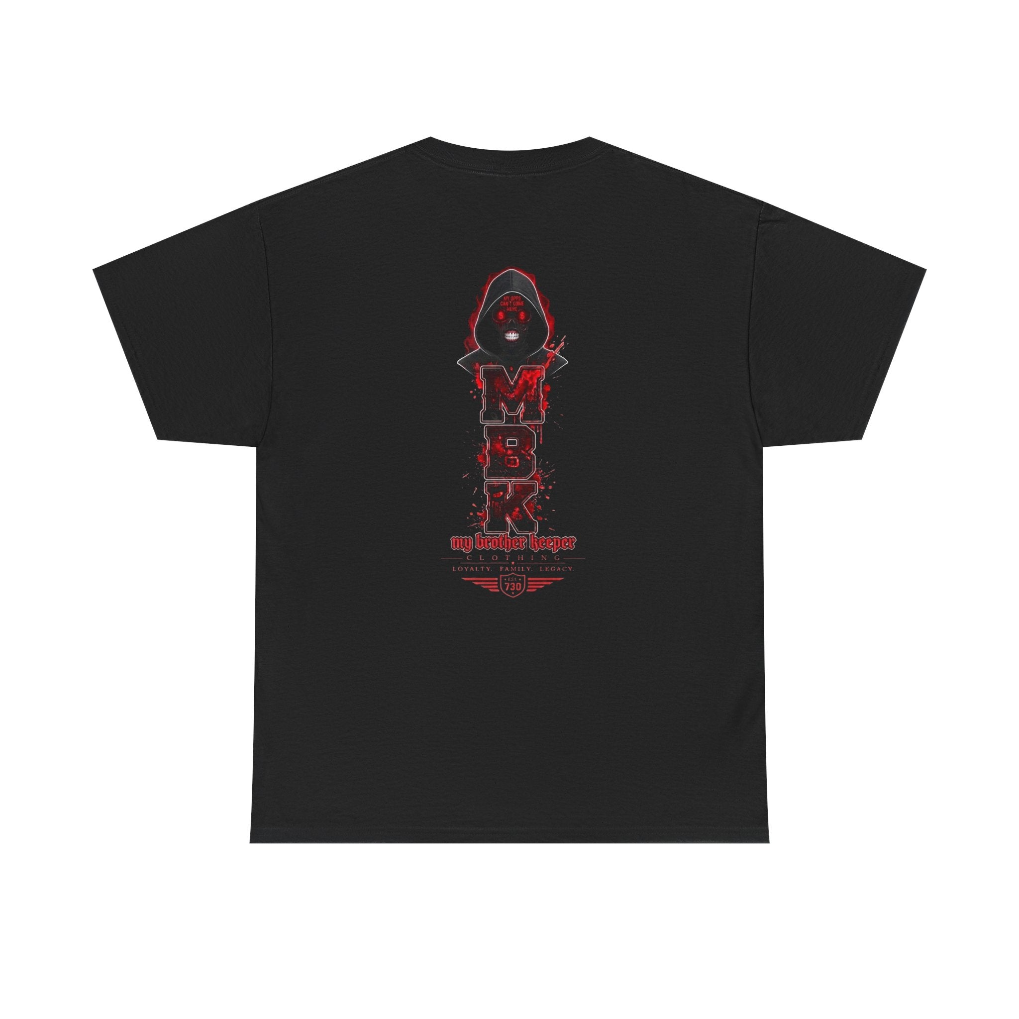 Graphic Tee — 'My Brother Keeper' Grim Reaper Streetwear T-Shirt