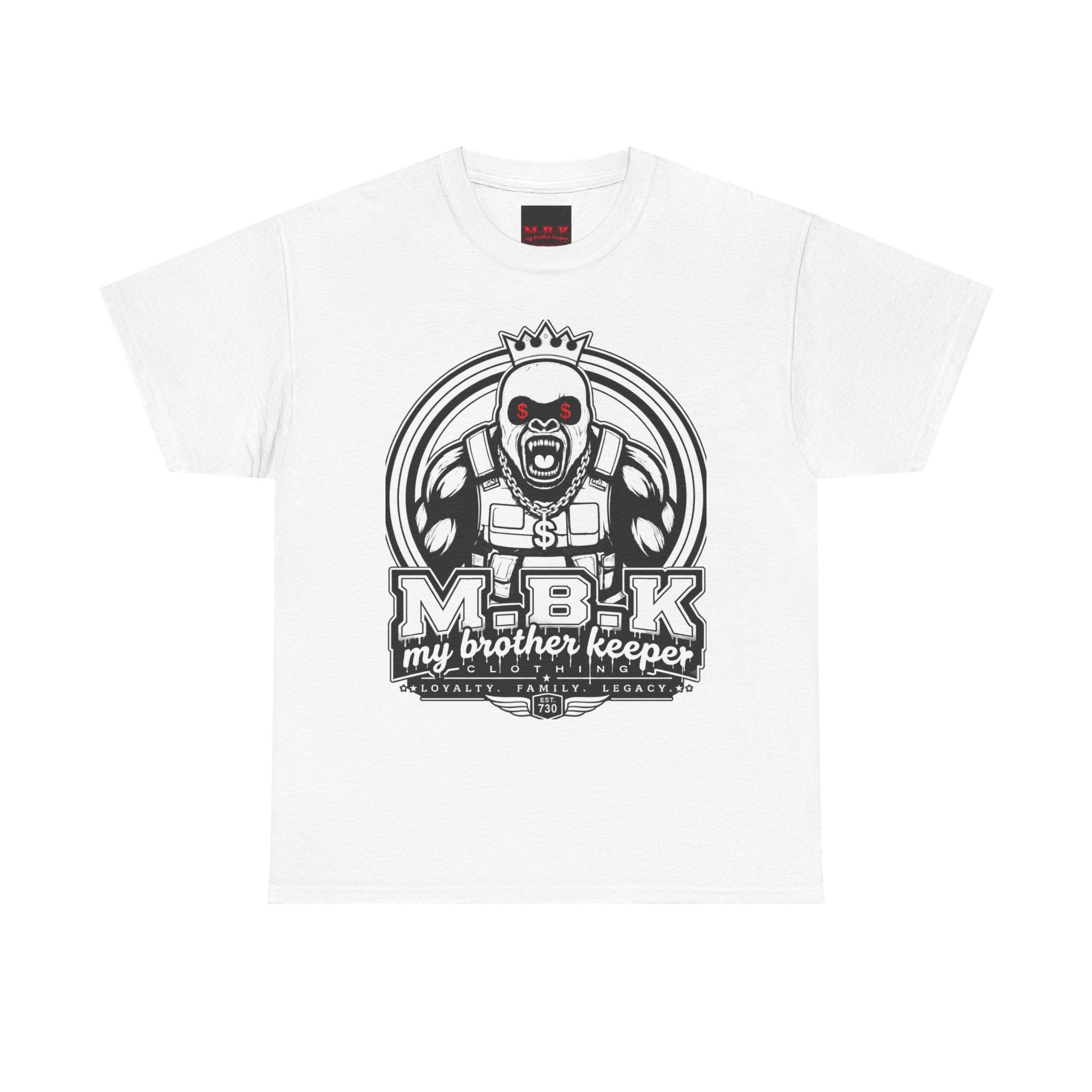 MBK "My Brother Keeper" Graphic Tee — Bold Gorilla Crest Streetwear