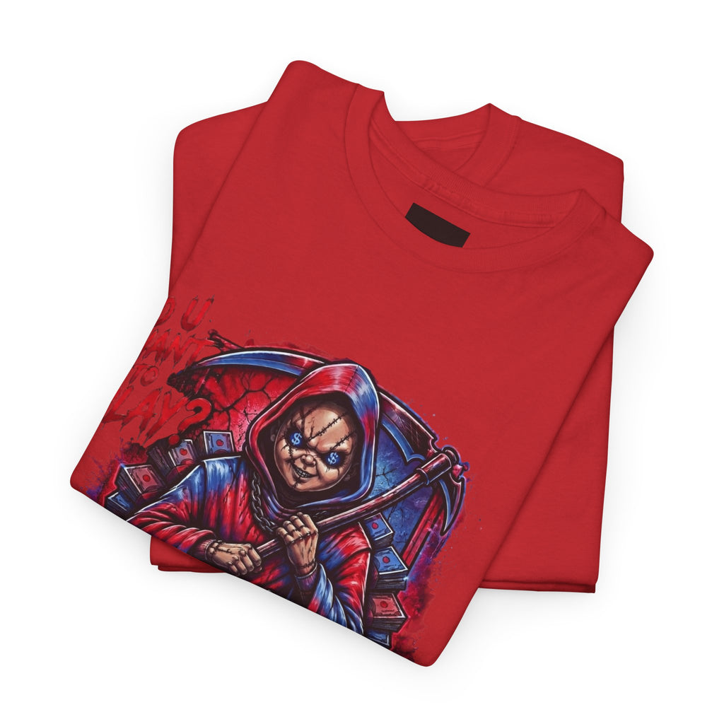 MBK 'Do U Wanna Play' Graphic Tee — Streetwear Hoodie Skull Design