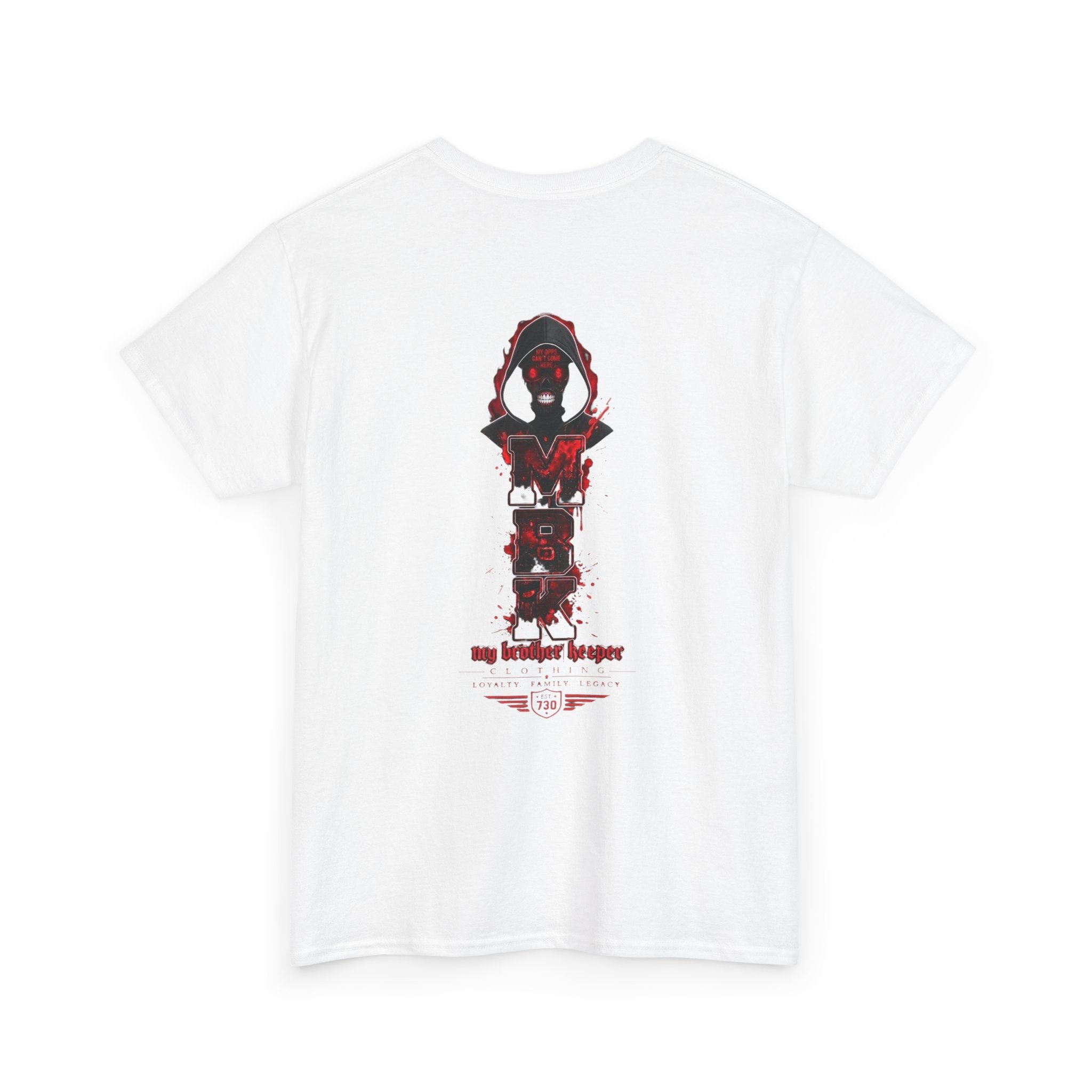 Graphic Tee — 'My Brother Keeper' Grim Reaper Streetwear T-Shirt