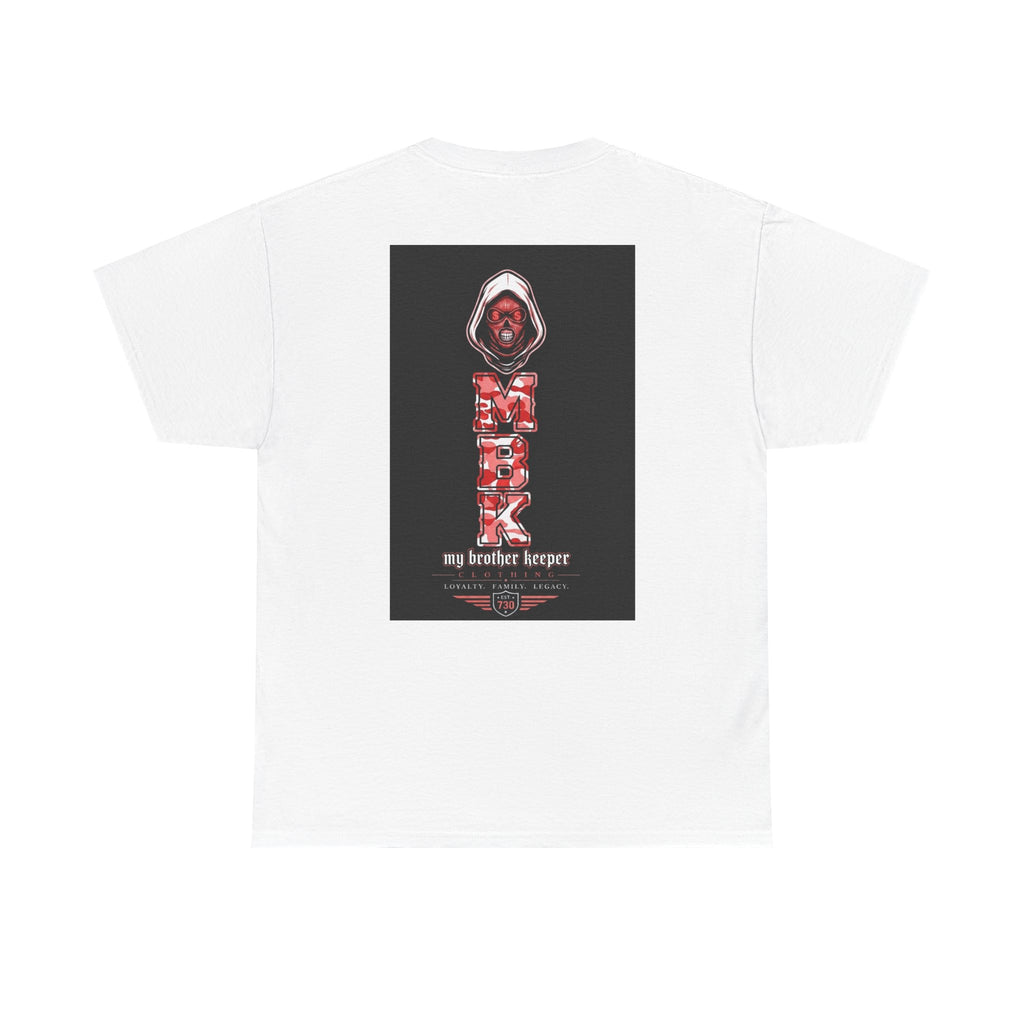 Brother Keeper Tee — Red Grim Reaper Graphic T-Shirt