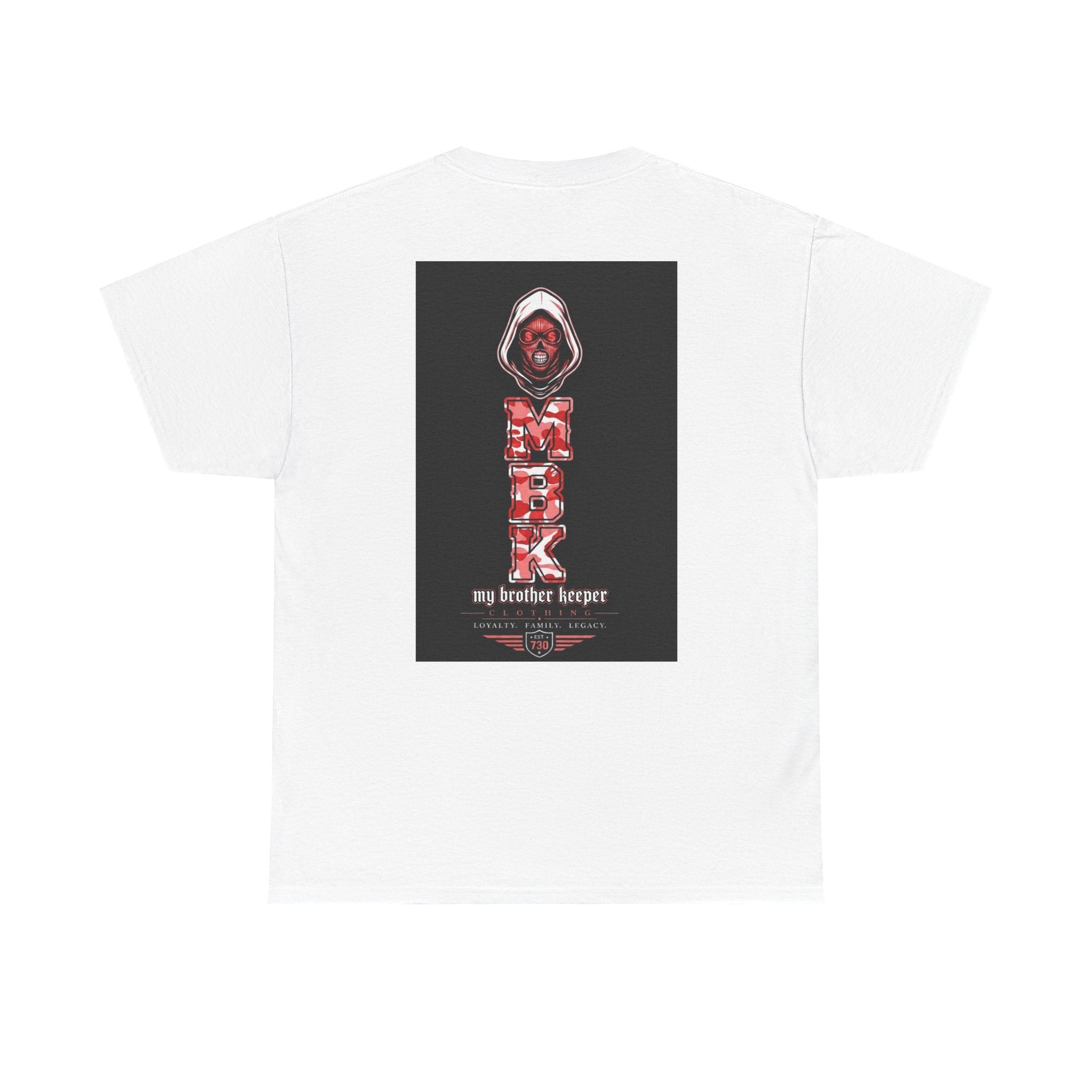Brother Keeper Tee — Red Grim Reaper Graphic T-Shirt