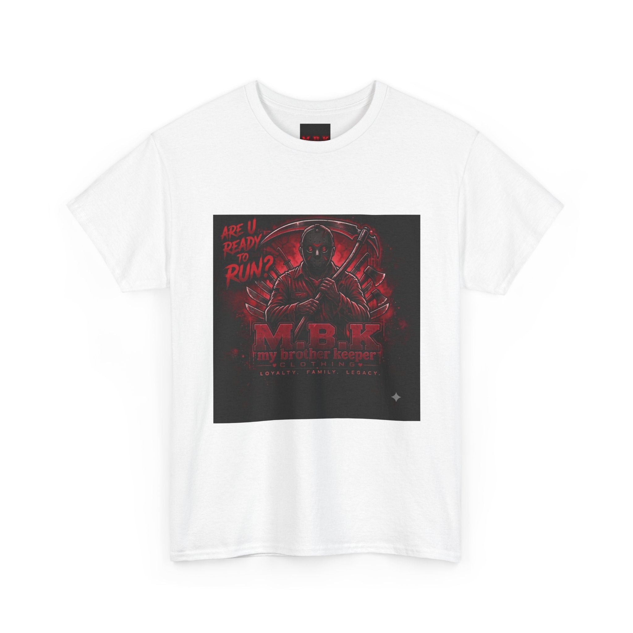 Deadpool Red Noir Graphic Tee — 'Are U Ready 2 Run?' Crewneck Shirt