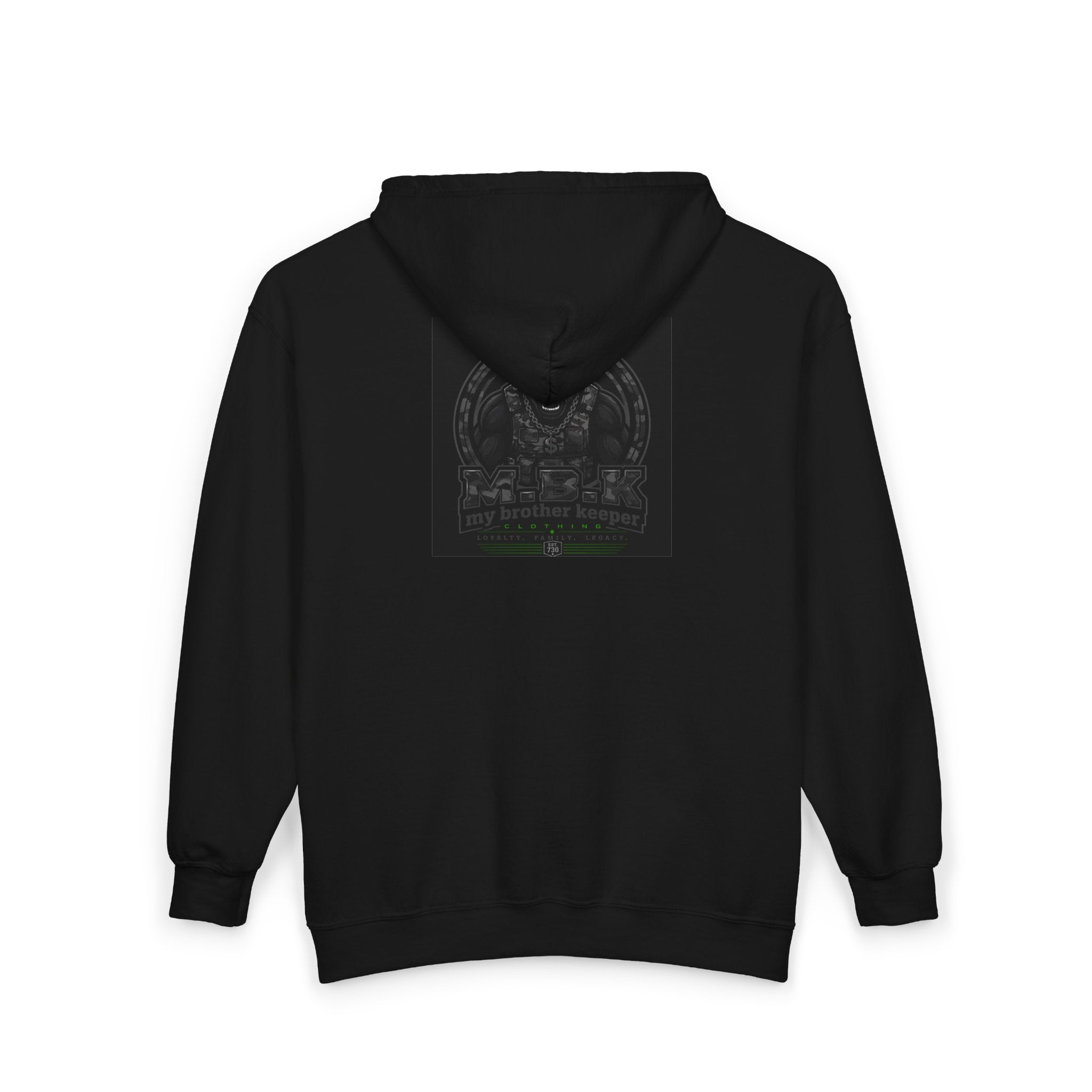 Gargoyle Crest Zip Hoodie — Gothic Demon Stone Arch Design