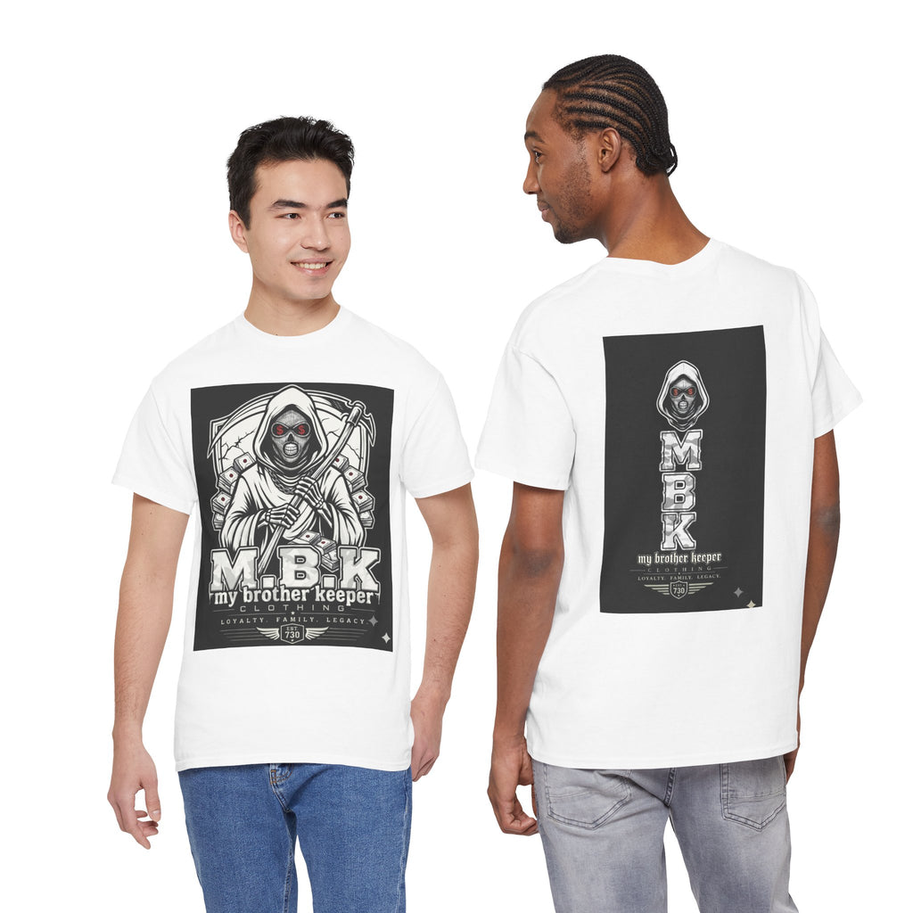 T-Shirt — "M.B.K. My Brother Keeper" Grim Reaper Graphic Tee