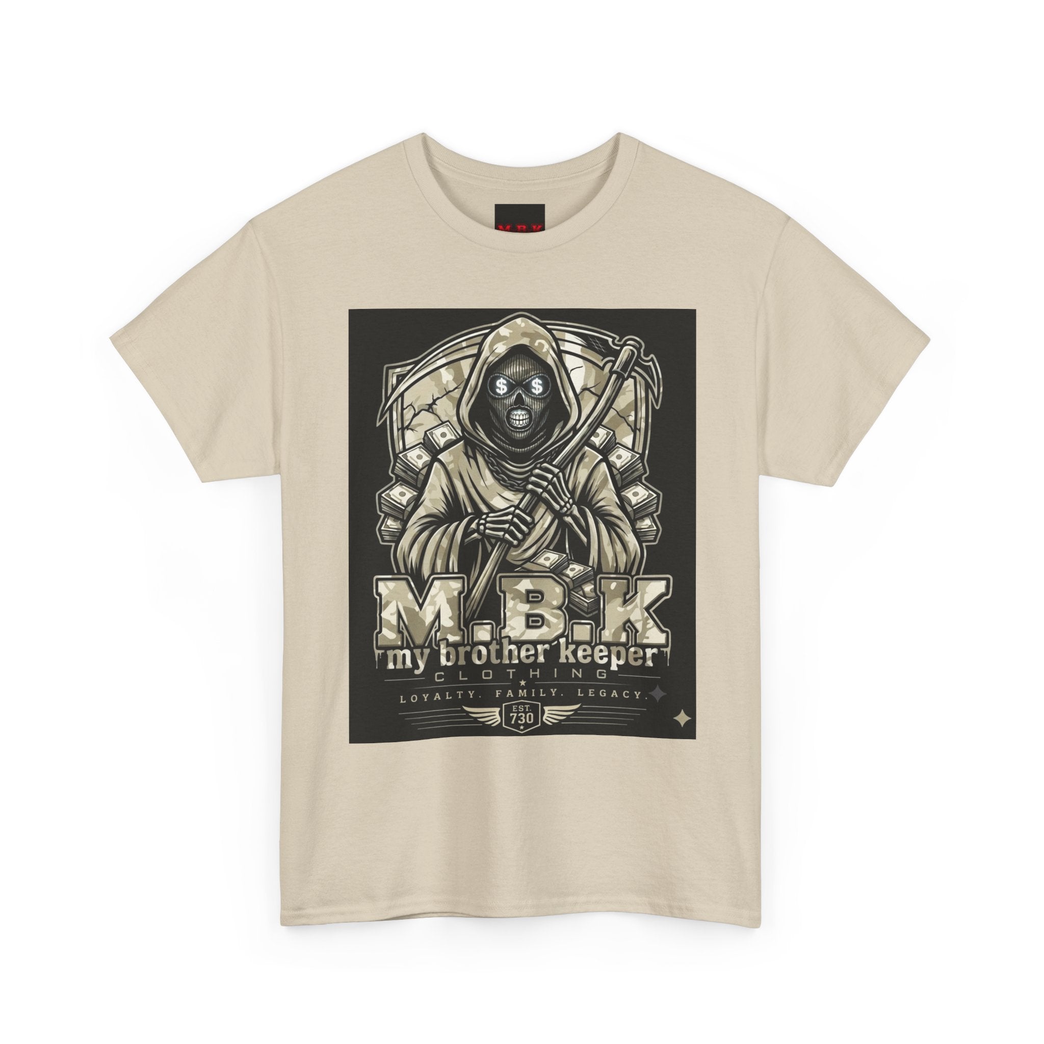 MBK "My Brother Keeper" Graphic Tee — Grim Reaper Streetwear T-Shirt