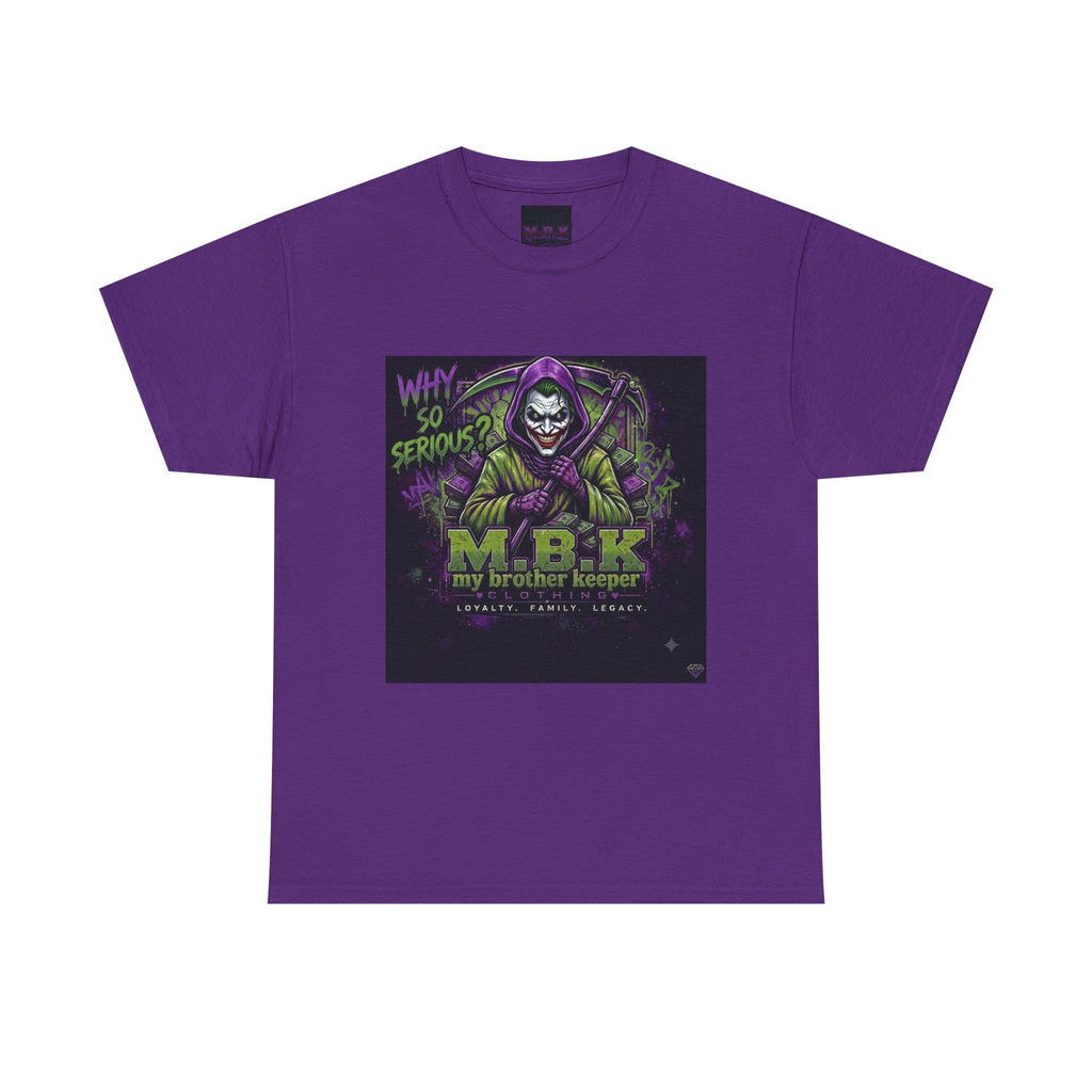 MBK "My Brother Keeper" Joker Skull Tee — Why So Serious Graphic T-Shirt
