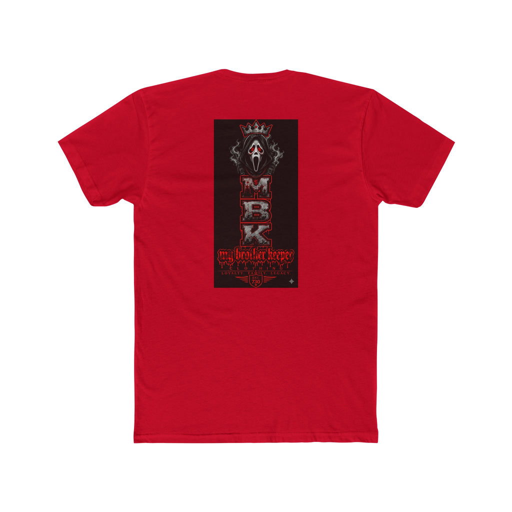 MBK Horror Graphic Tee — "My Brother Keeper" Skull Mask Crew Shirt
