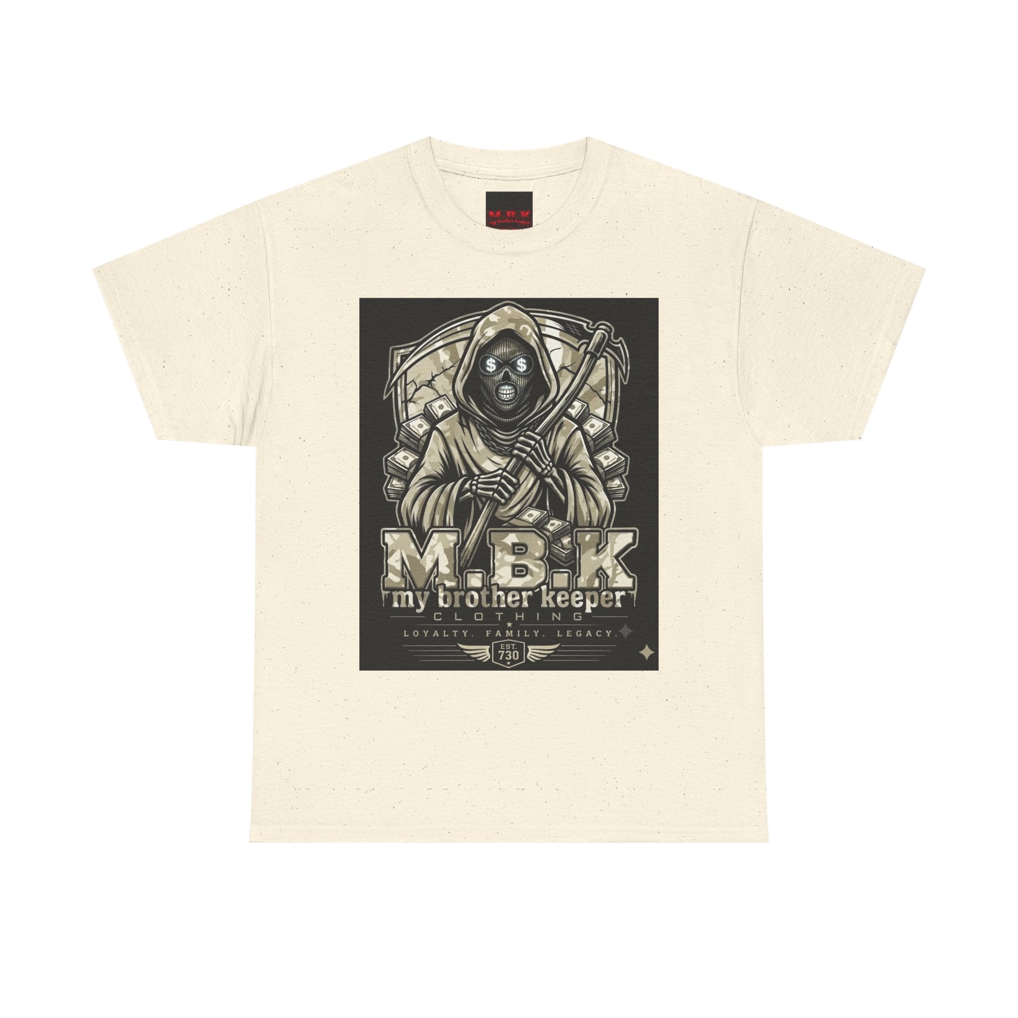 MBK "My Brother Keeper" Graphic Tee — Grim Reaper Streetwear T-Shirt
