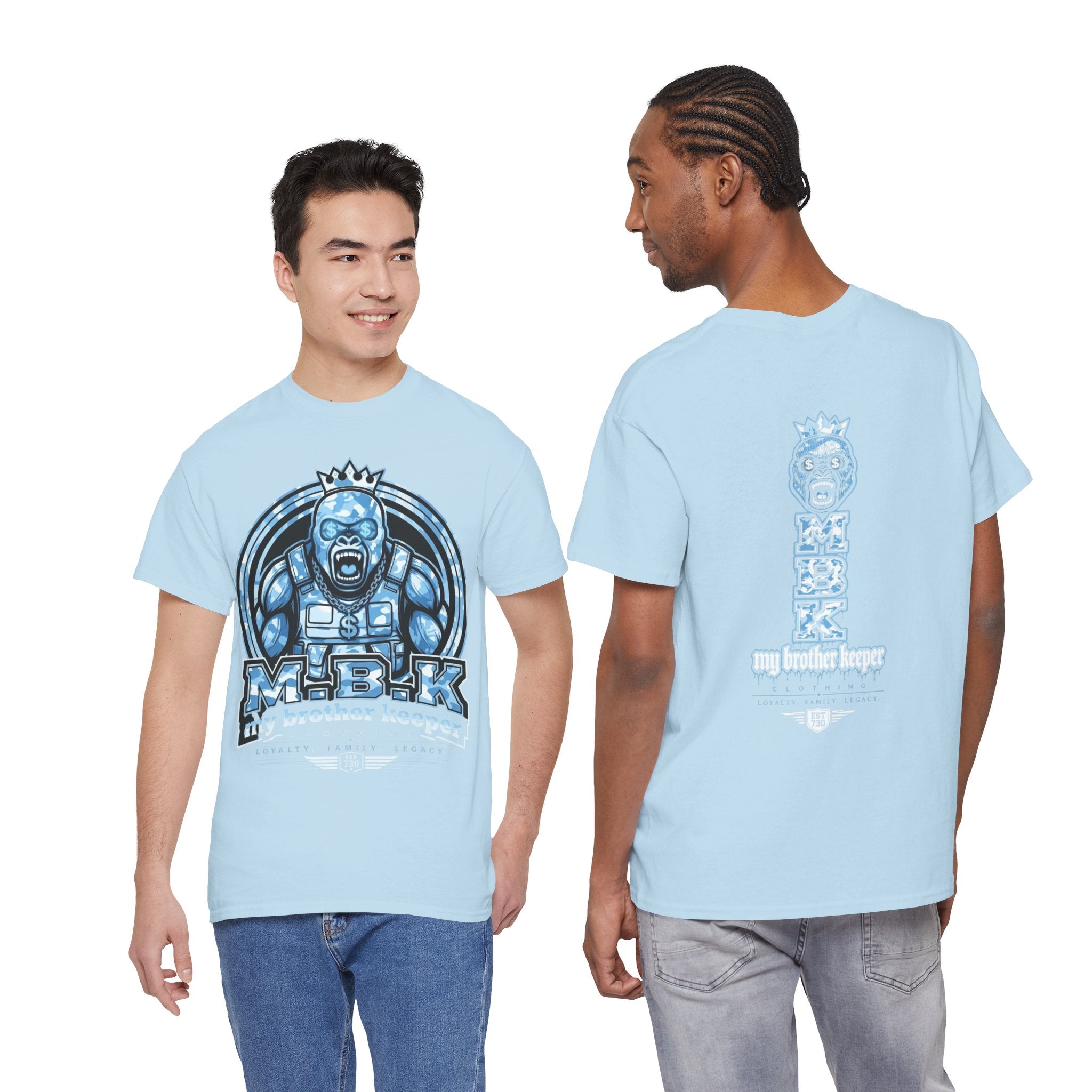 MBK King Gorilla Graphic Tee — Streetwear Gamer Logo T-Shirt