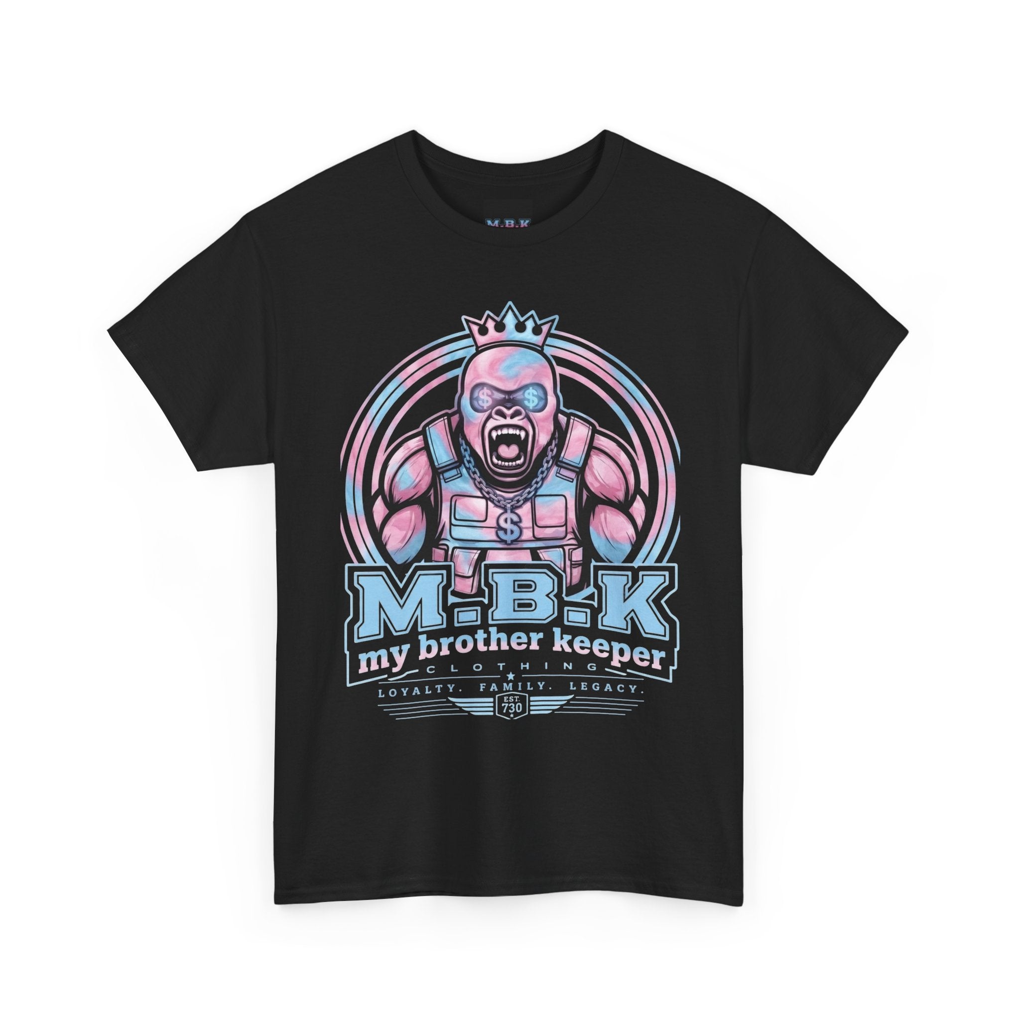 MBK 'My Brother Keeper' Graphic Tee – Bold King Character Streetwear