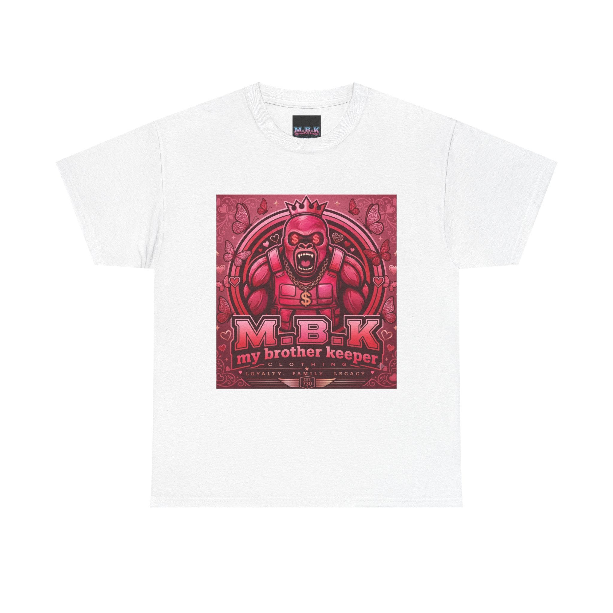 T-Shirt — MBK “My Brother Keeper” Graphic Tee (Bold Red King Design)